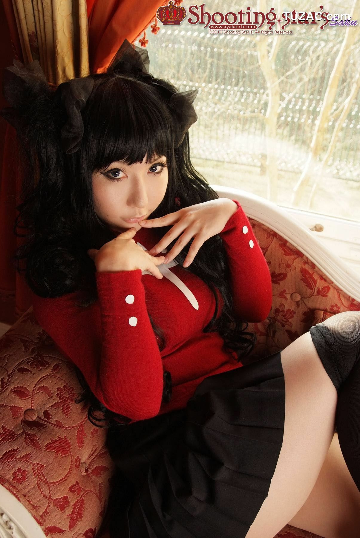 日本CosPlay_绫香 (Saku サク) 《Fate stay night》Toosaka Rin 遠坂凛 写真集[100P]