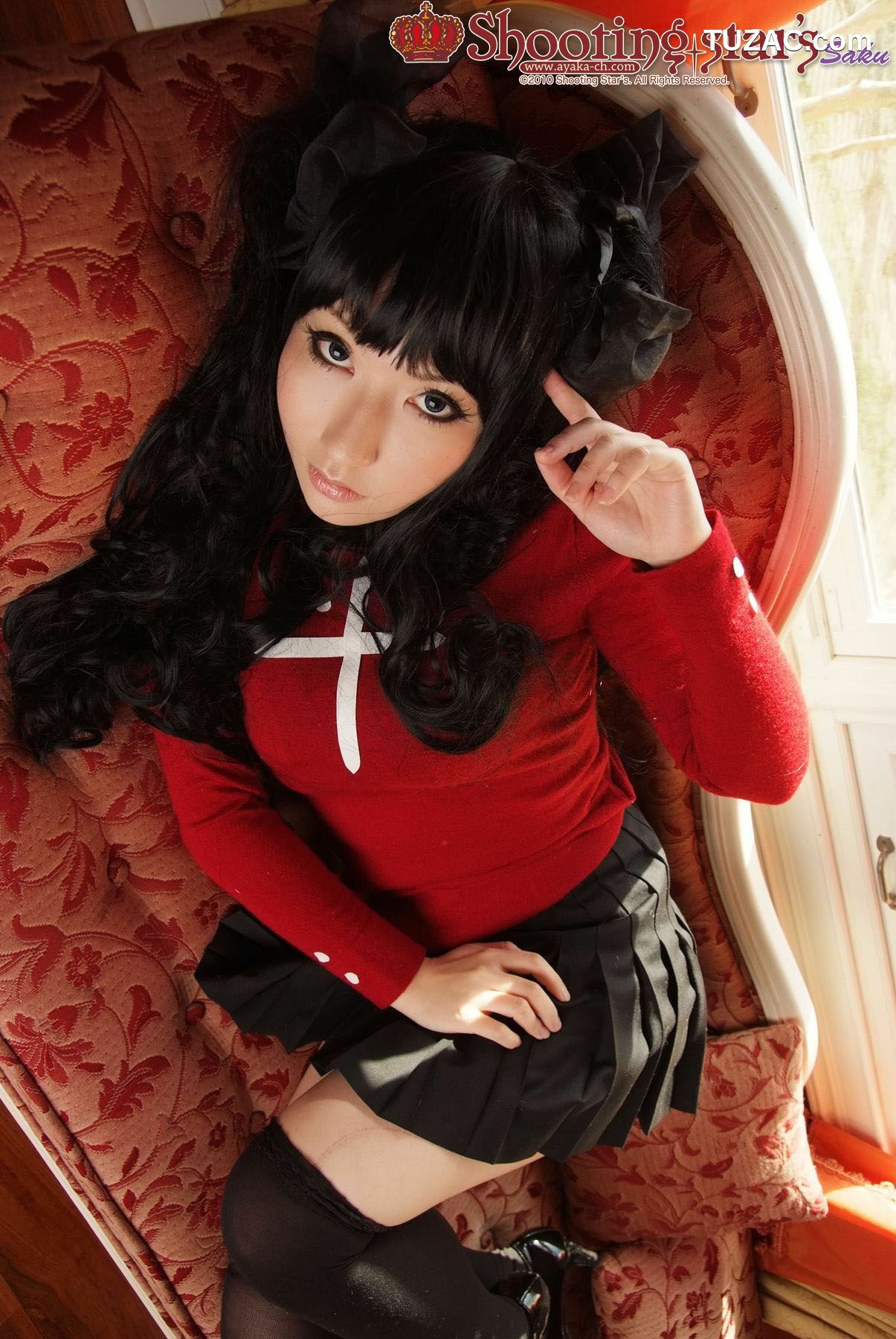 日本CosPlay_绫香 (Saku サク) 《Fate stay night》Toosaka Rin 遠坂凛 写真集[100P]