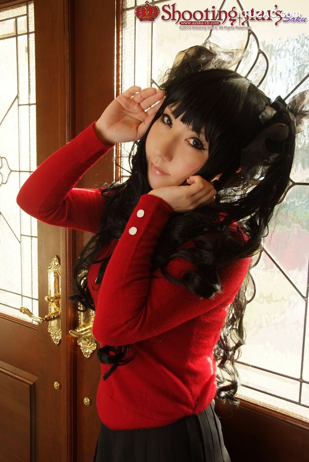 日本CosPlay_绫香 (Saku サク) 《Fate stay night》Toosaka Rin 遠坂凛 写真集[100P]