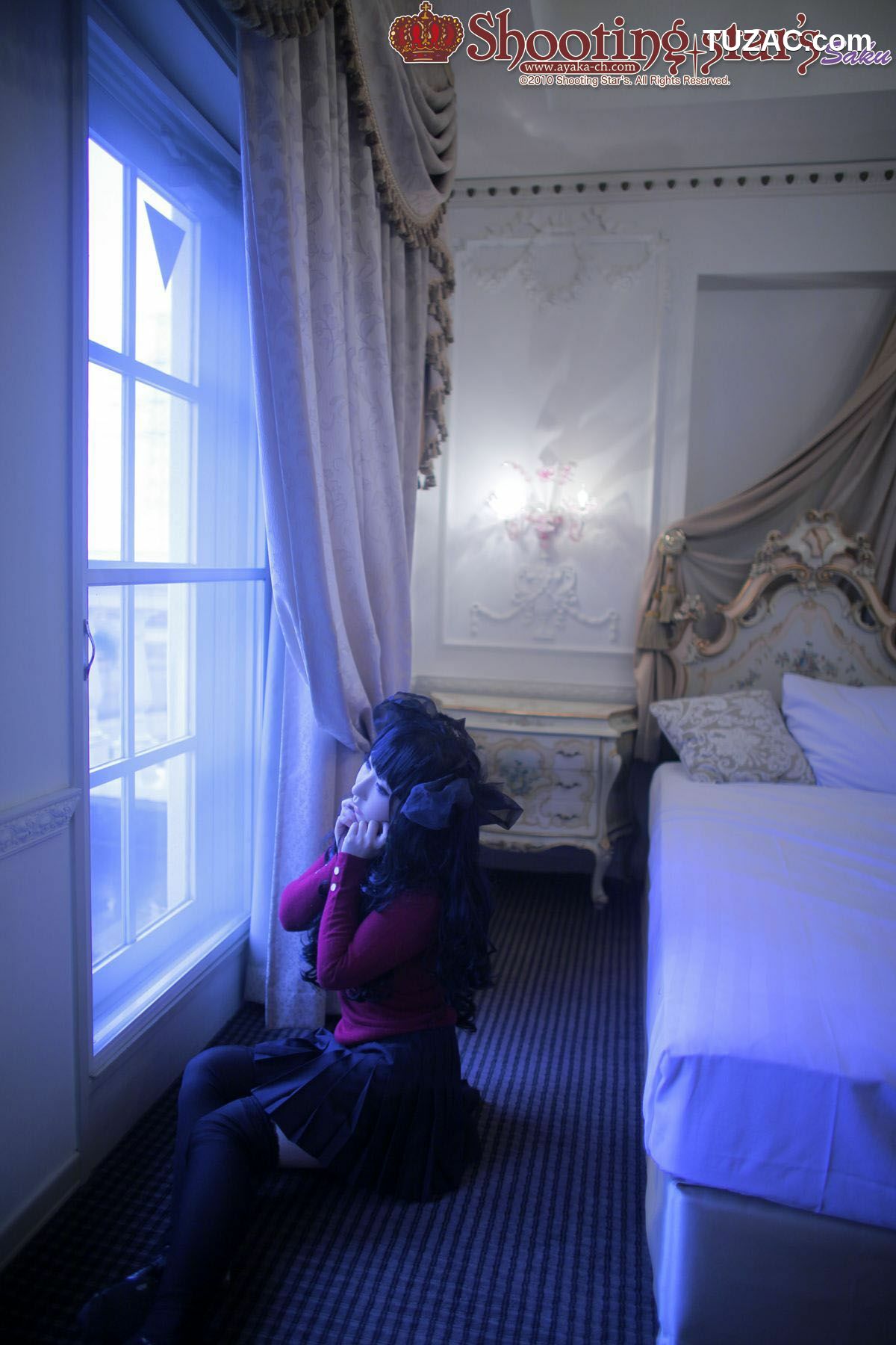 日本CosPlay_绫香 (Saku サク) 《Fate stay night》Toosaka Rin 遠坂凛 写真集[100P]