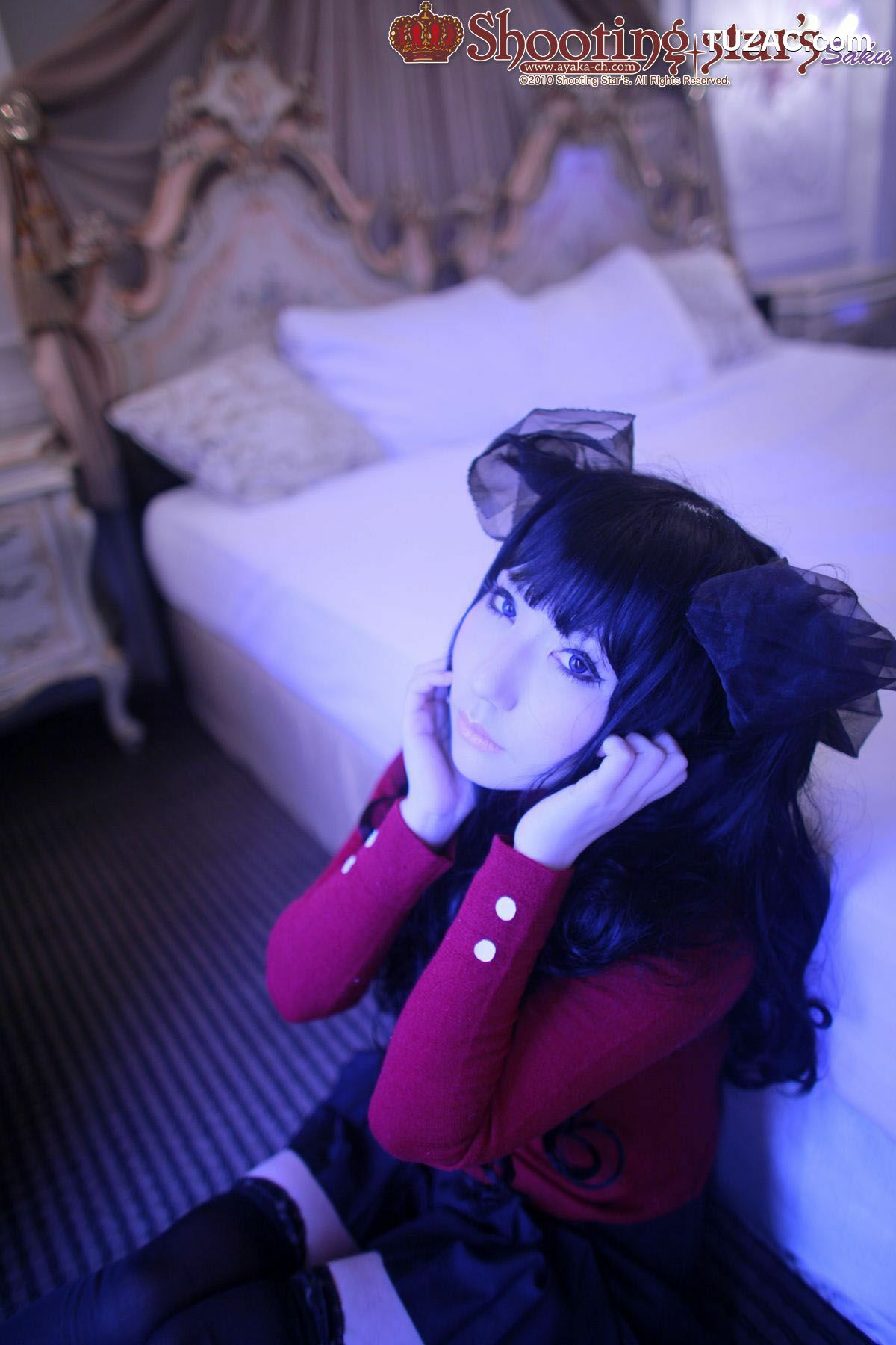 日本CosPlay_绫香 (Saku サク) 《Fate stay night》Toosaka Rin 遠坂凛 写真集[100P]