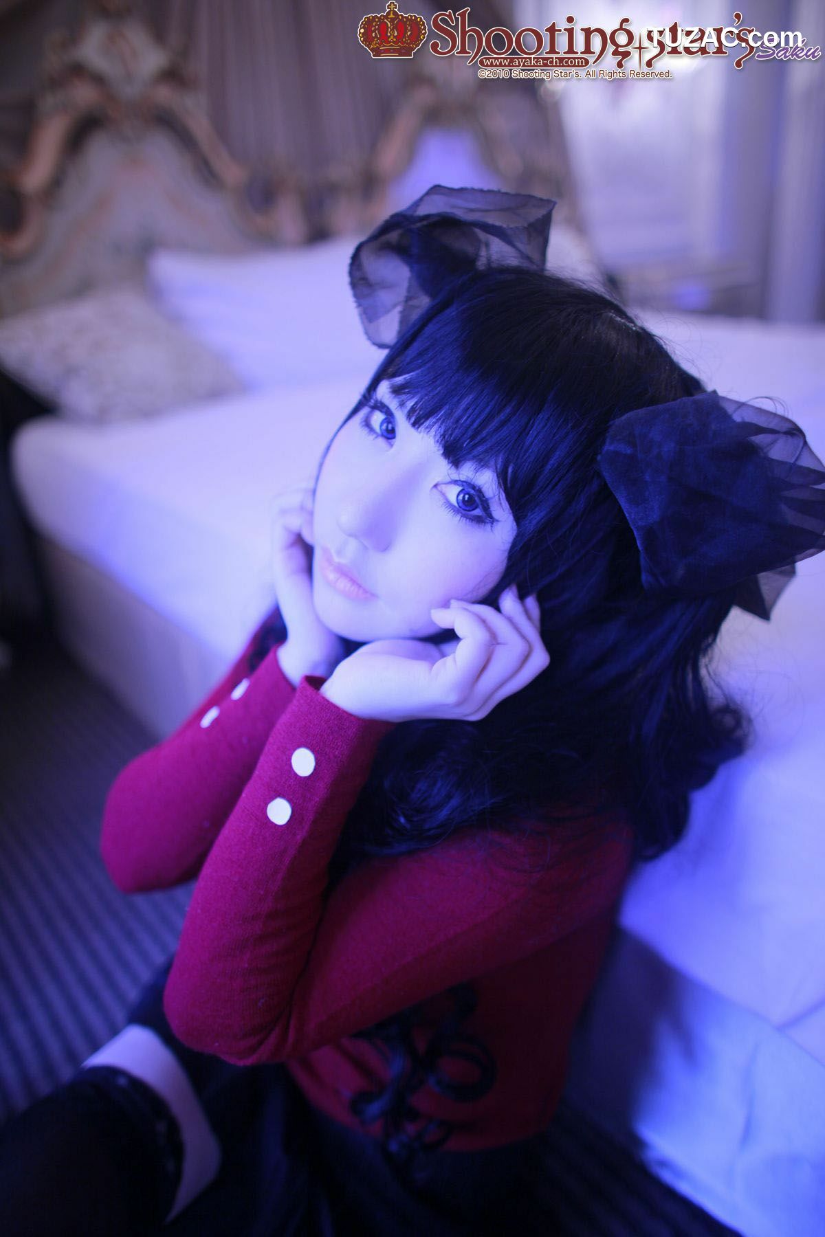 日本CosPlay_绫香 (Saku サク) 《Fate stay night》Toosaka Rin 遠坂凛 写真集[100P]