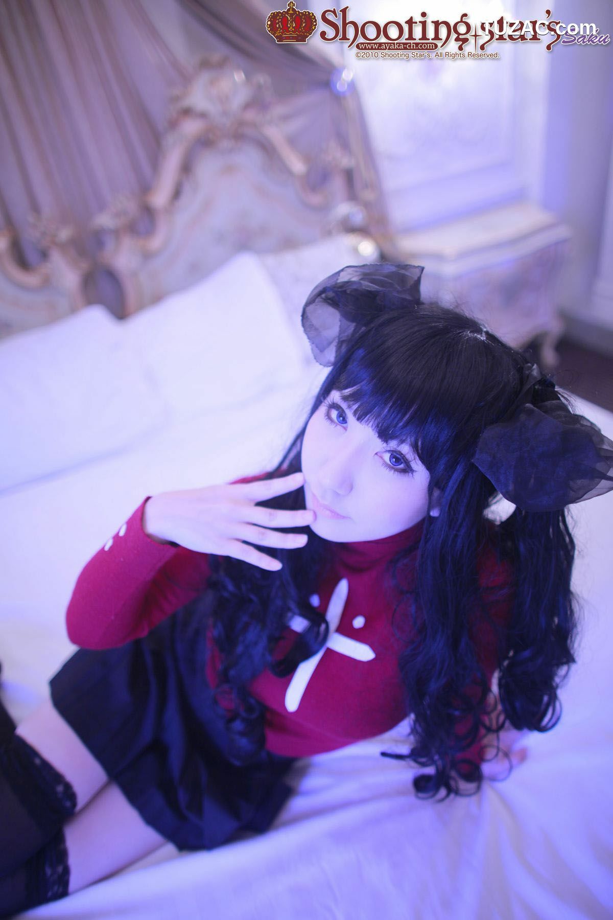 日本CosPlay_绫香 (Saku サク) 《Fate stay night》Toosaka Rin 遠坂凛 写真集[100P]