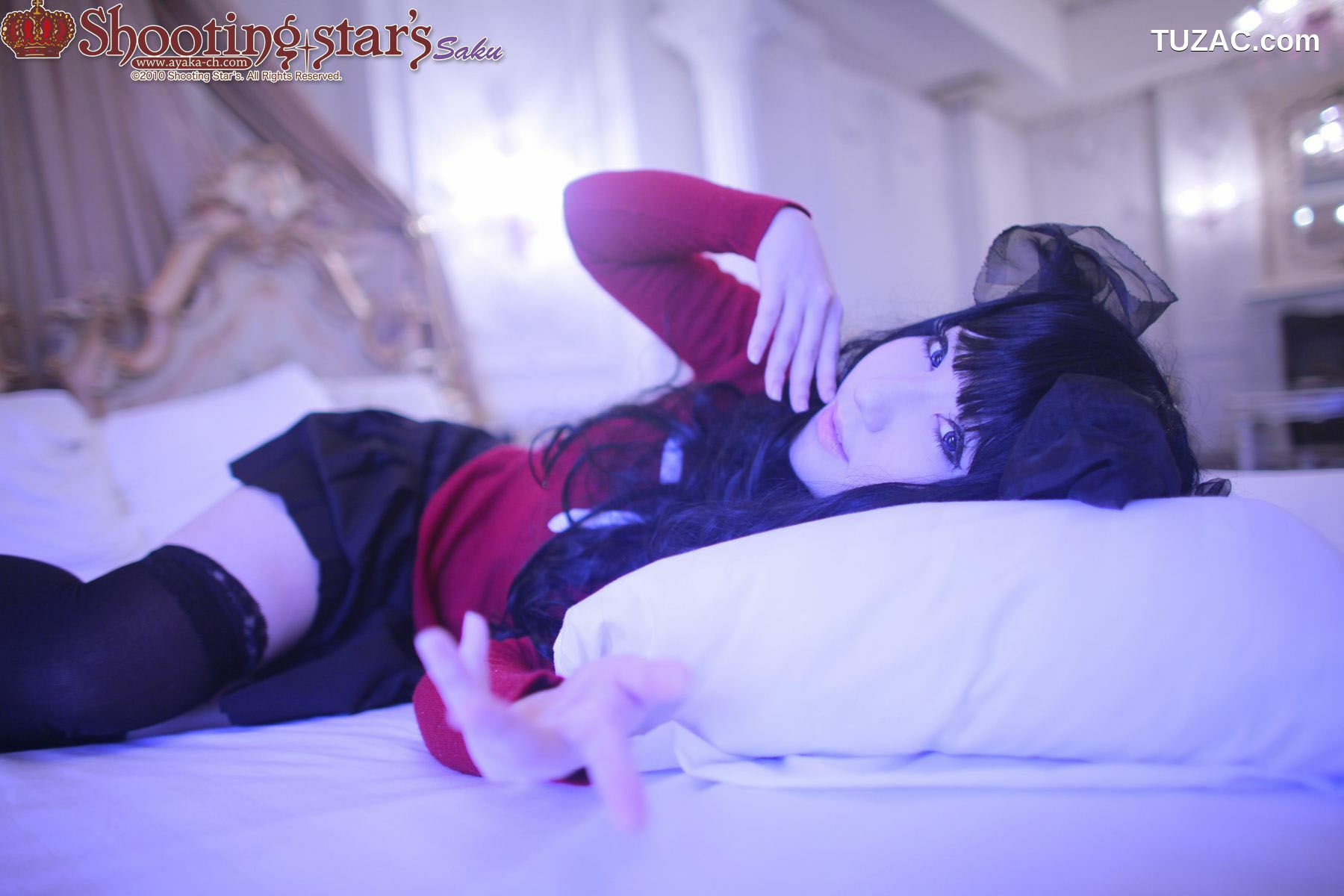 日本CosPlay_绫香 (Saku サク) 《Fate stay night》Toosaka Rin 遠坂凛 写真集[100P]