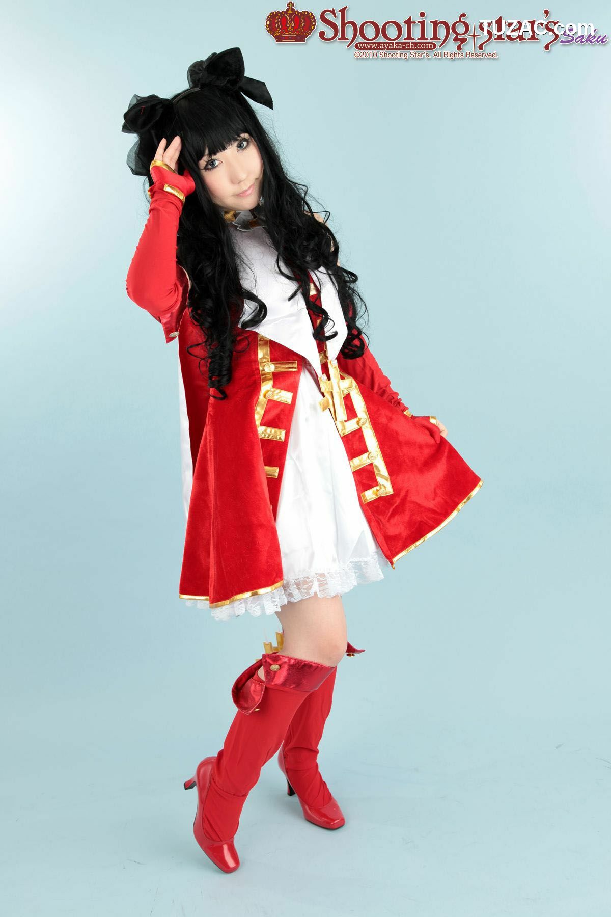 日本CosPlay_绫香 (Saku サク) 《Fate stay night》Toosaka Rin 遠坂凛 写真集[100P]