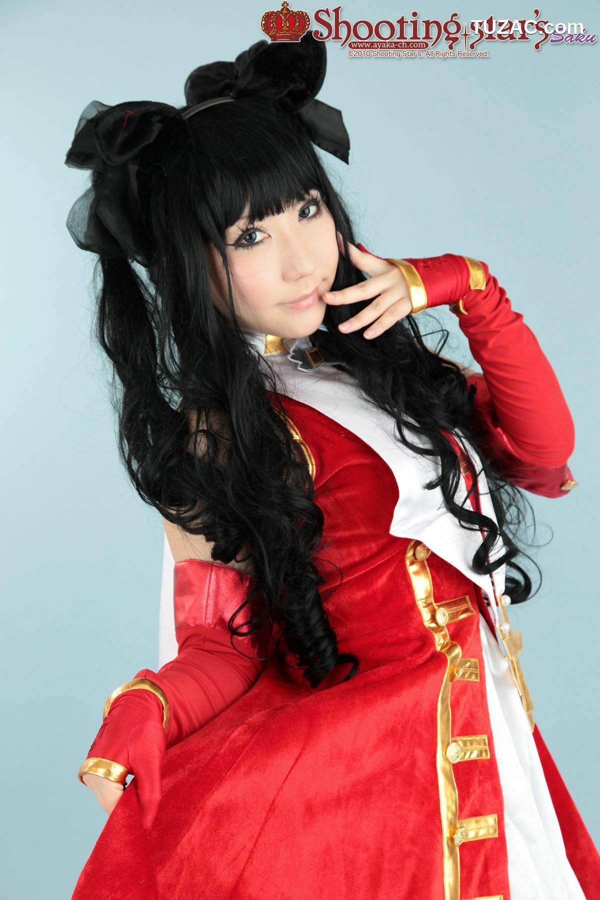 日本CosPlay_绫香 (Saku サク) 《Fate stay night》Toosaka Rin 遠坂凛 写真集[100P]