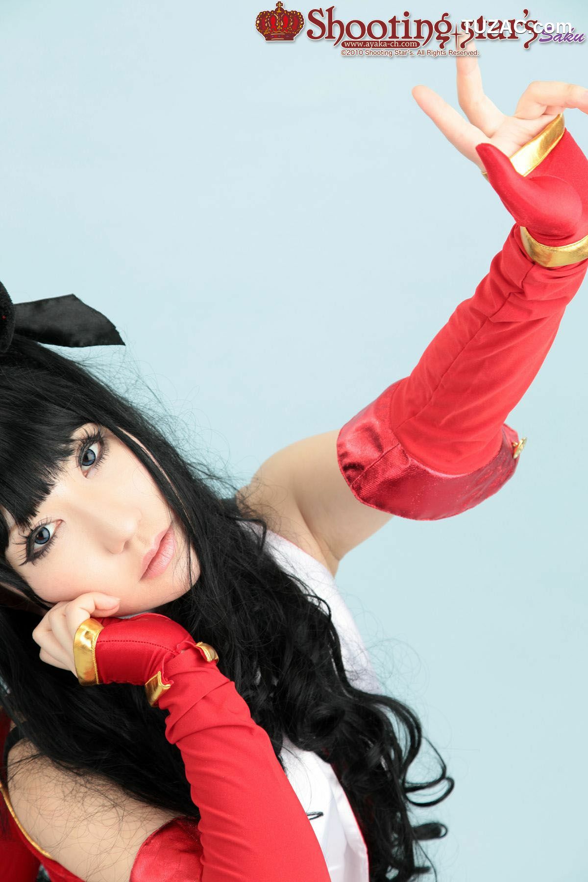 日本CosPlay_绫香 (Saku サク) 《Fate stay night》Toosaka Rin 遠坂凛 写真集[100P]