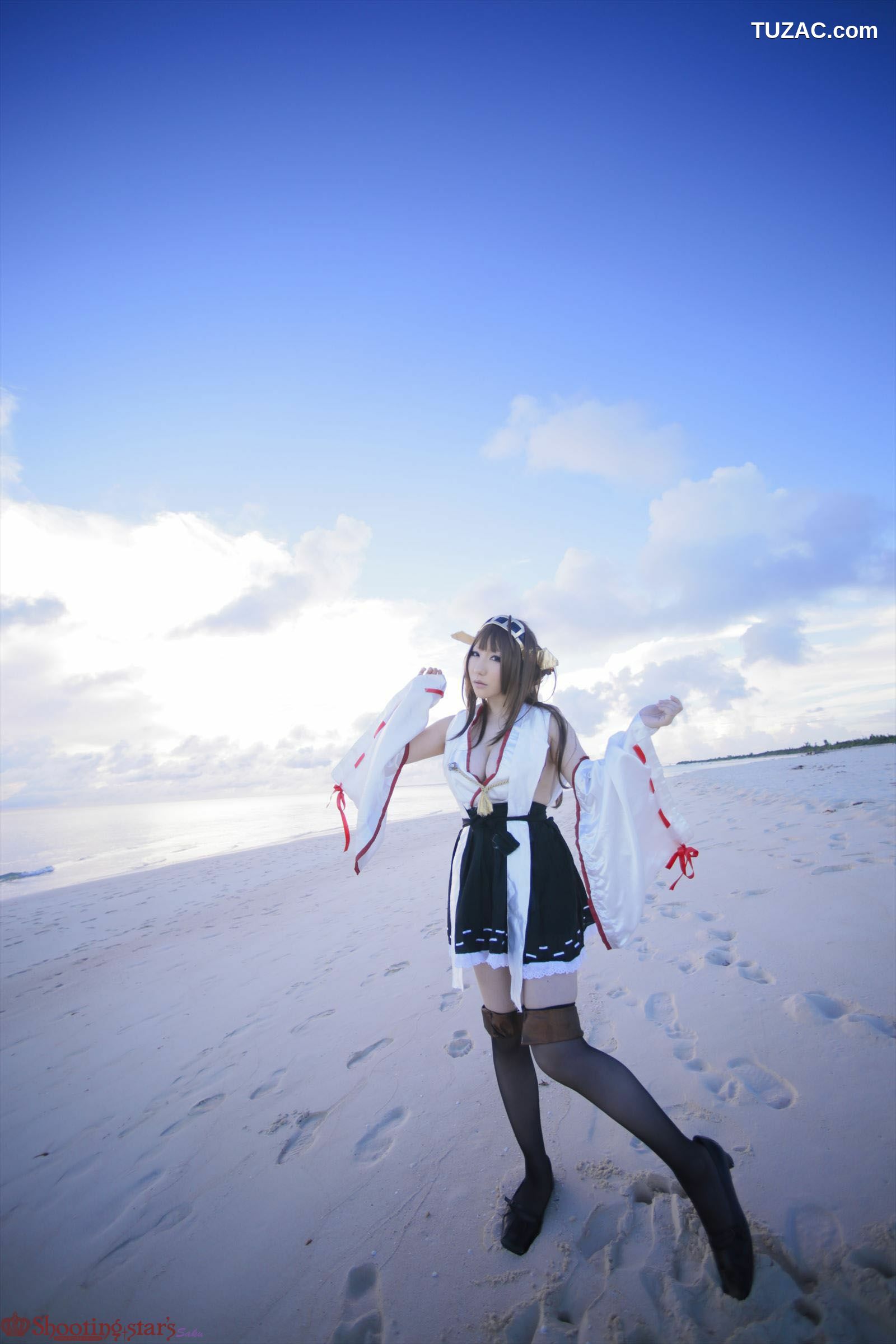 日本CosPlay_绫香 (Saku サク) 《Kantai Collection》Kongou(金剛) 写真集[115P]