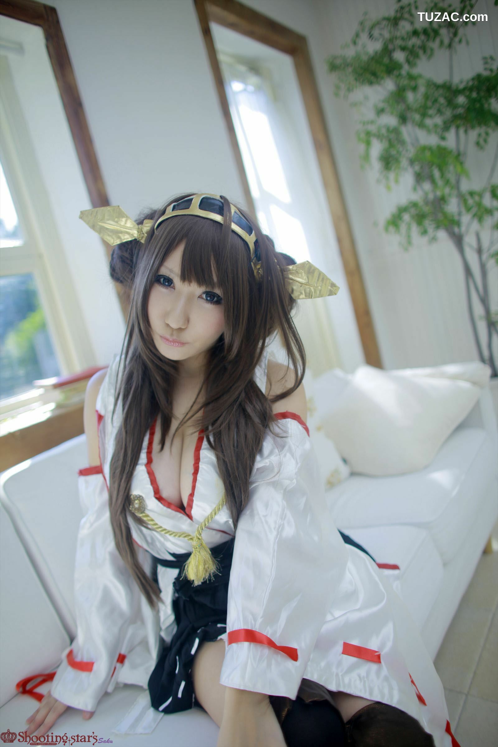 日本CosPlay_绫香 (Saku サク) 《Kantai Collection》Kongou(金剛) 写真集[115P]