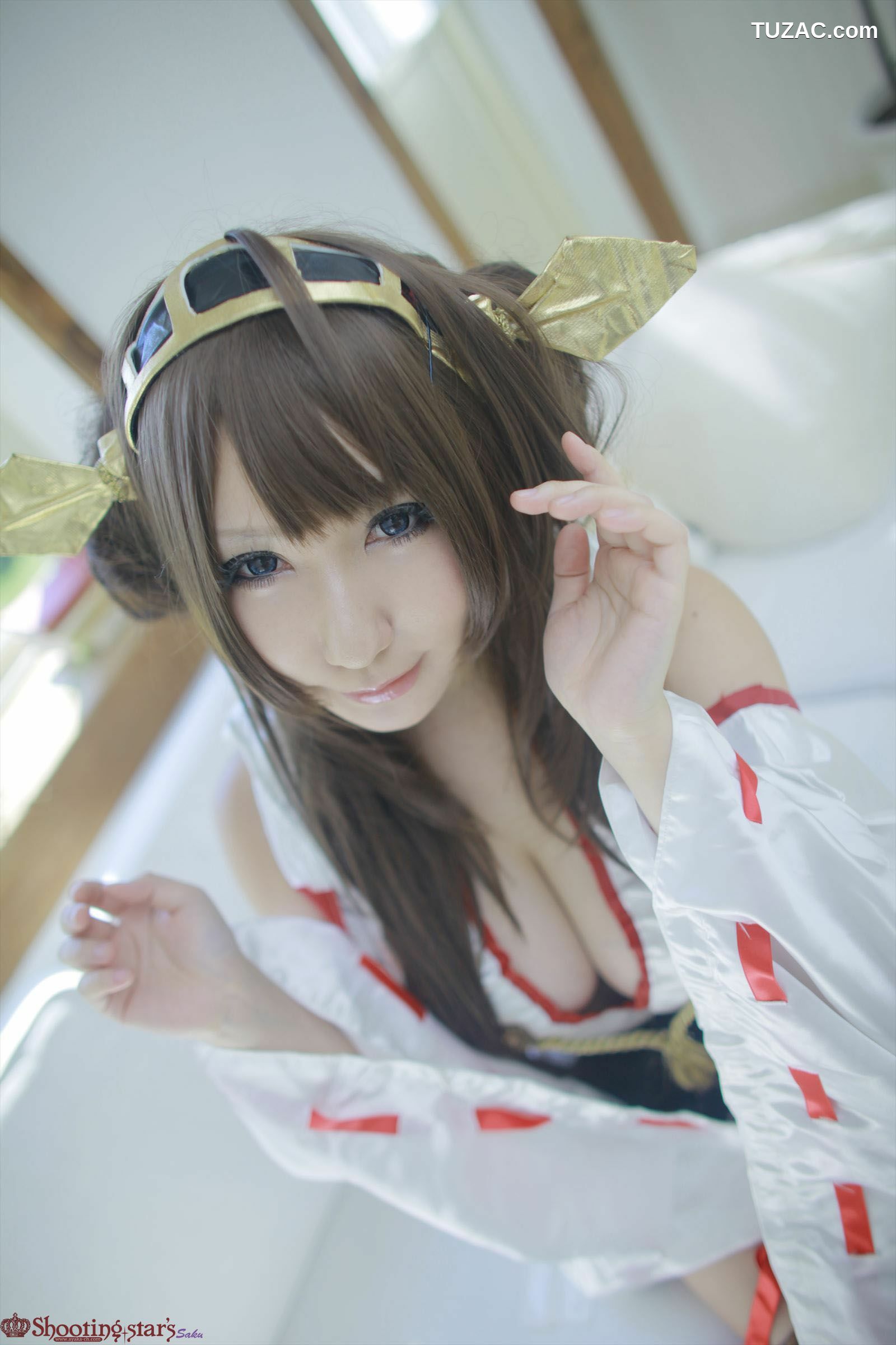 日本CosPlay_绫香 (Saku サク) 《Kantai Collection》Kongou(金剛) 写真集[115P]
