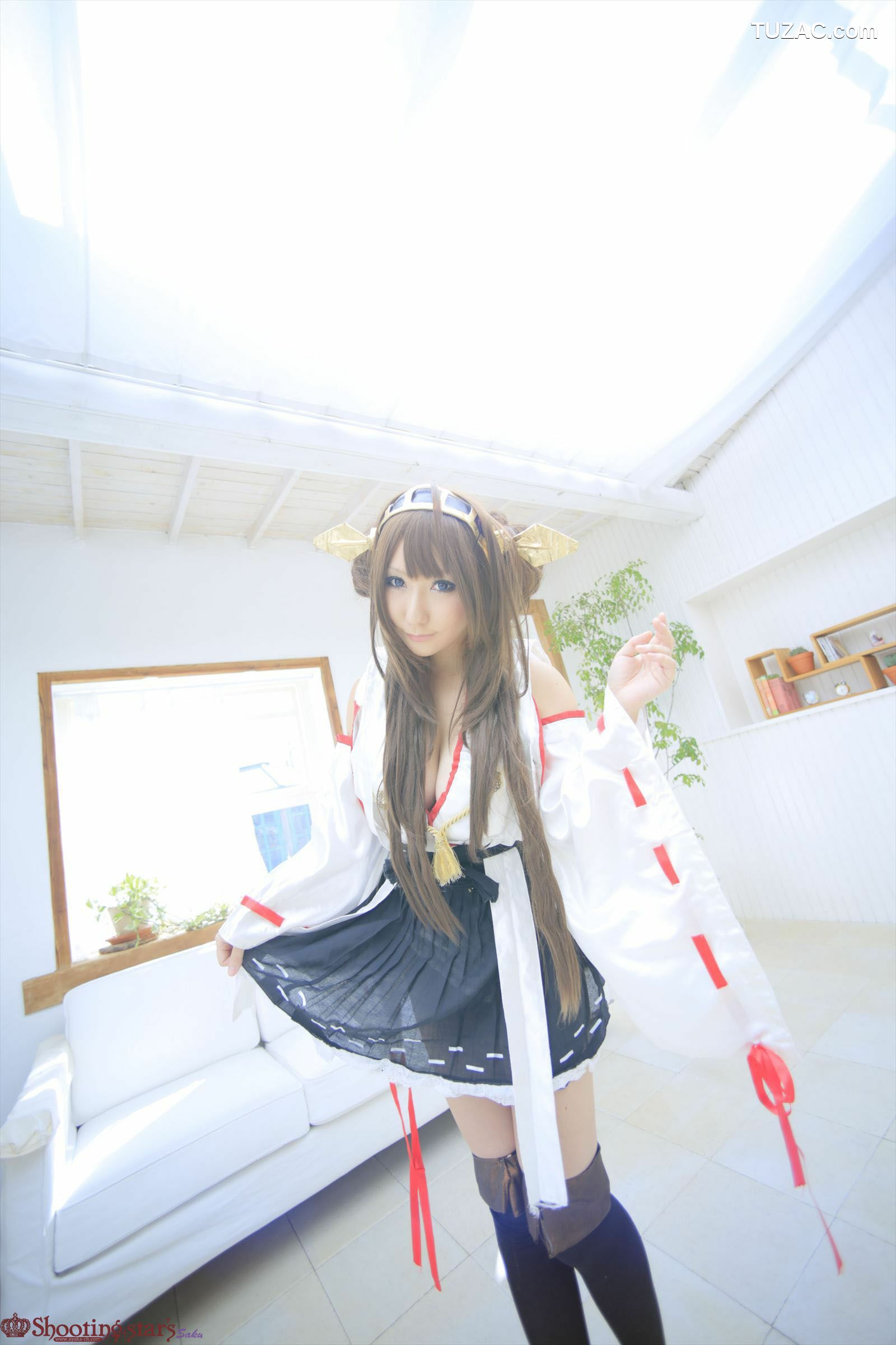 日本CosPlay_绫香 (Saku サク) 《Kantai Collection》Kongou(金剛) 写真集[115P]