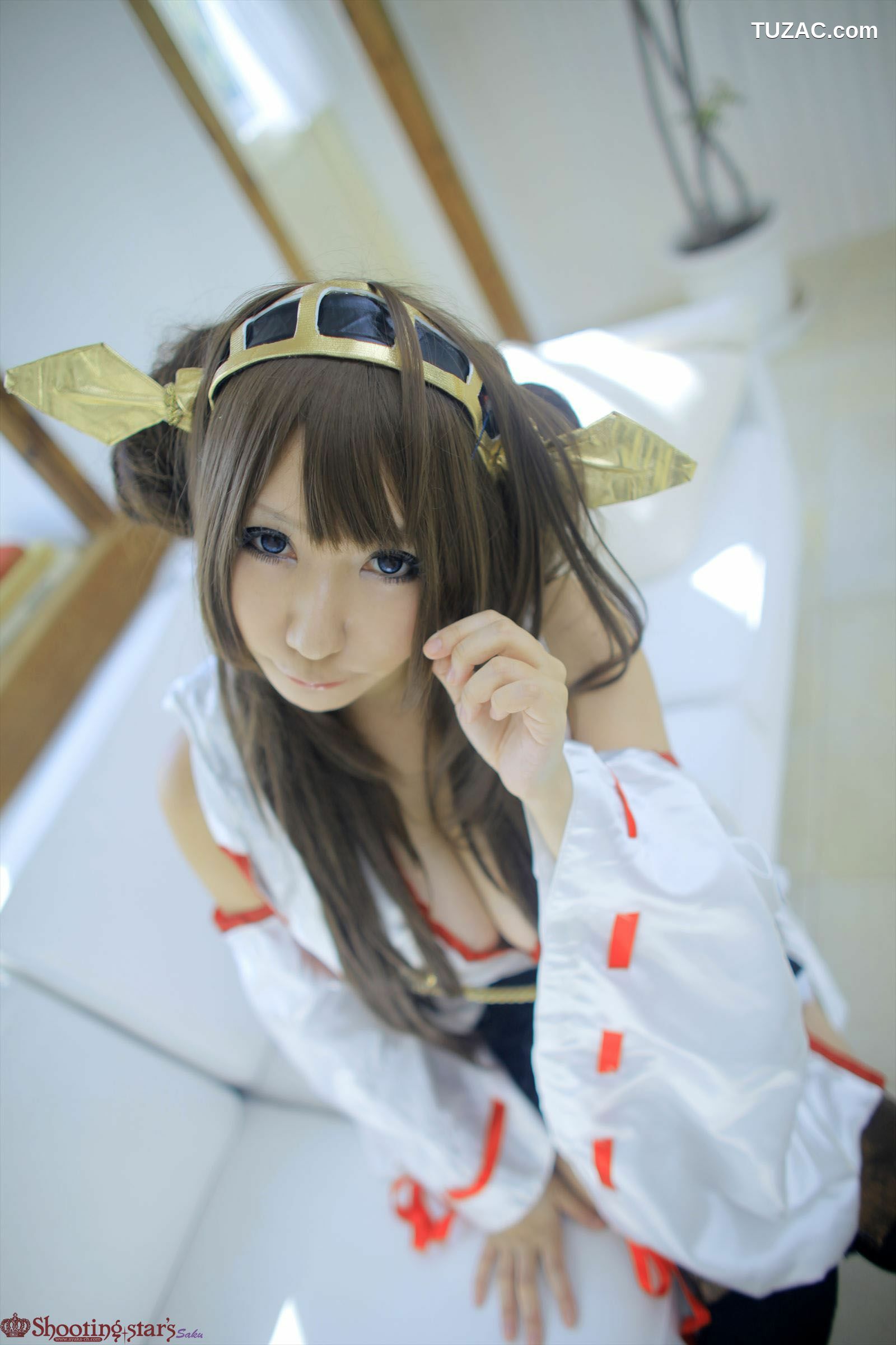 日本CosPlay_绫香 (Saku サク) 《Kantai Collection》Kongou(金剛) 写真集[115P]
