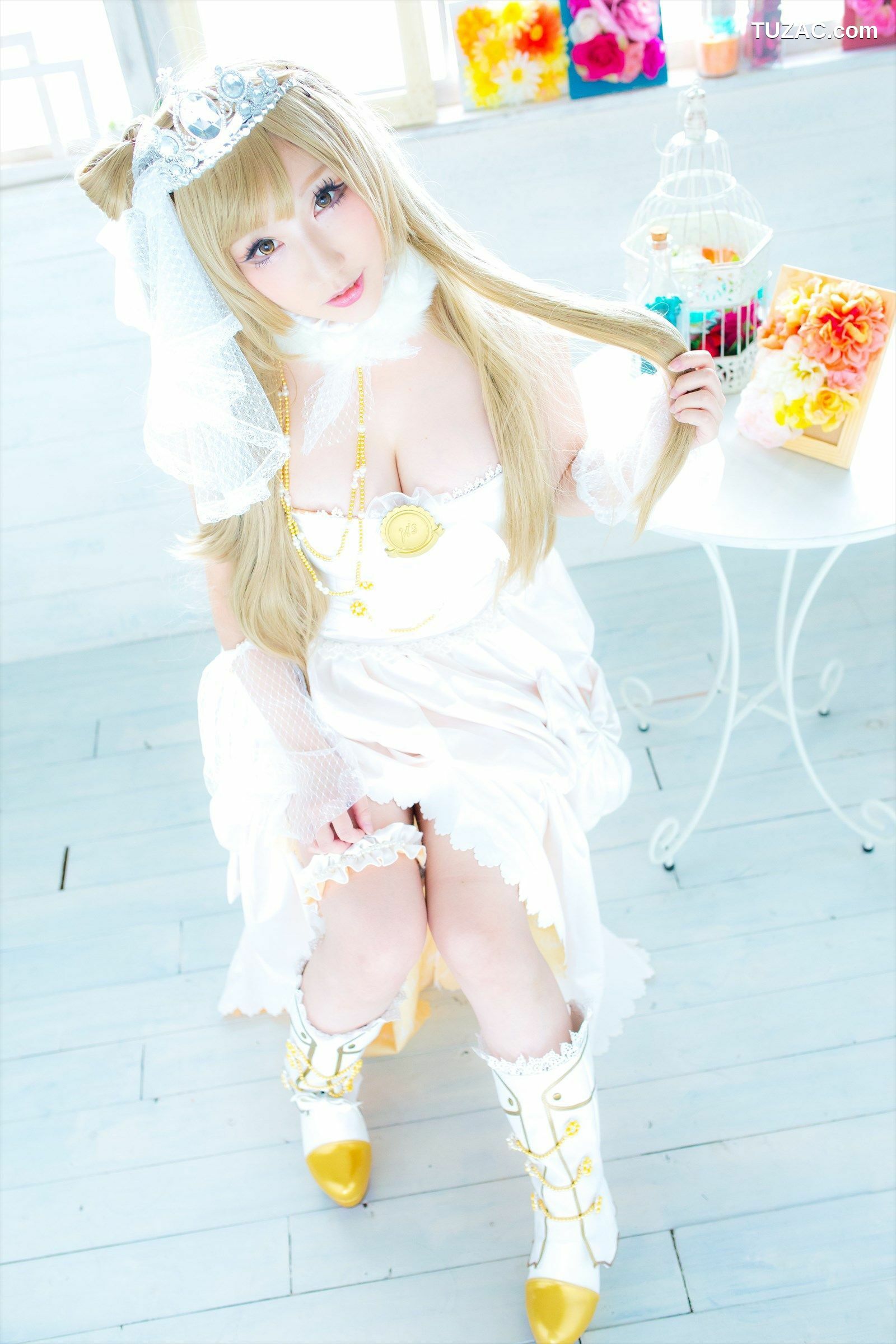 日本CosPlay_绫香 (Saku サク) 《Love Live!》Toujou Nozomi+Minami Kotori 写真集