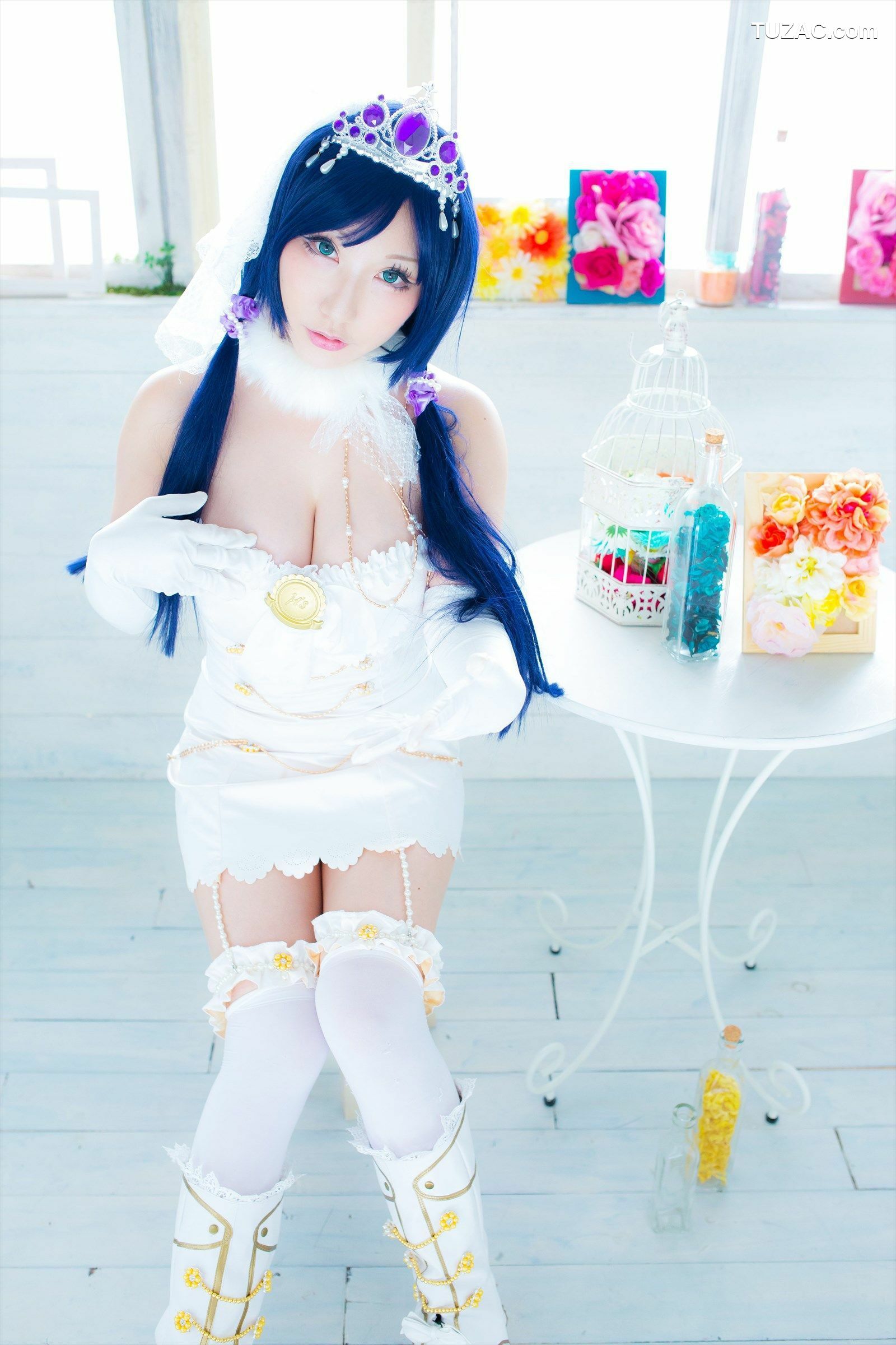 日本CosPlay_绫香 (Saku サク) 《Love Live!》Toujou Nozomi+Minami Kotori 写真集