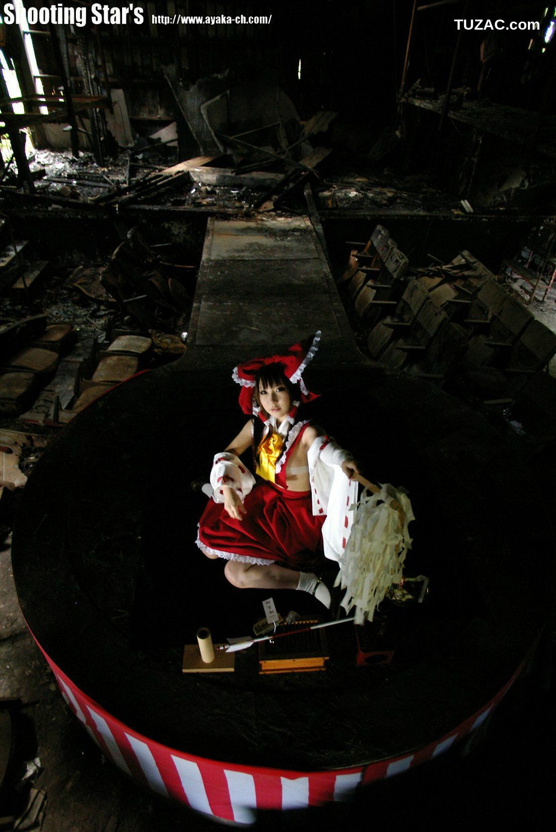 日本CosPlay_绫香 (Saku サク) 《Touhou Project》Hakurei Reimu+Kirisame Marisa 写真集[115P]