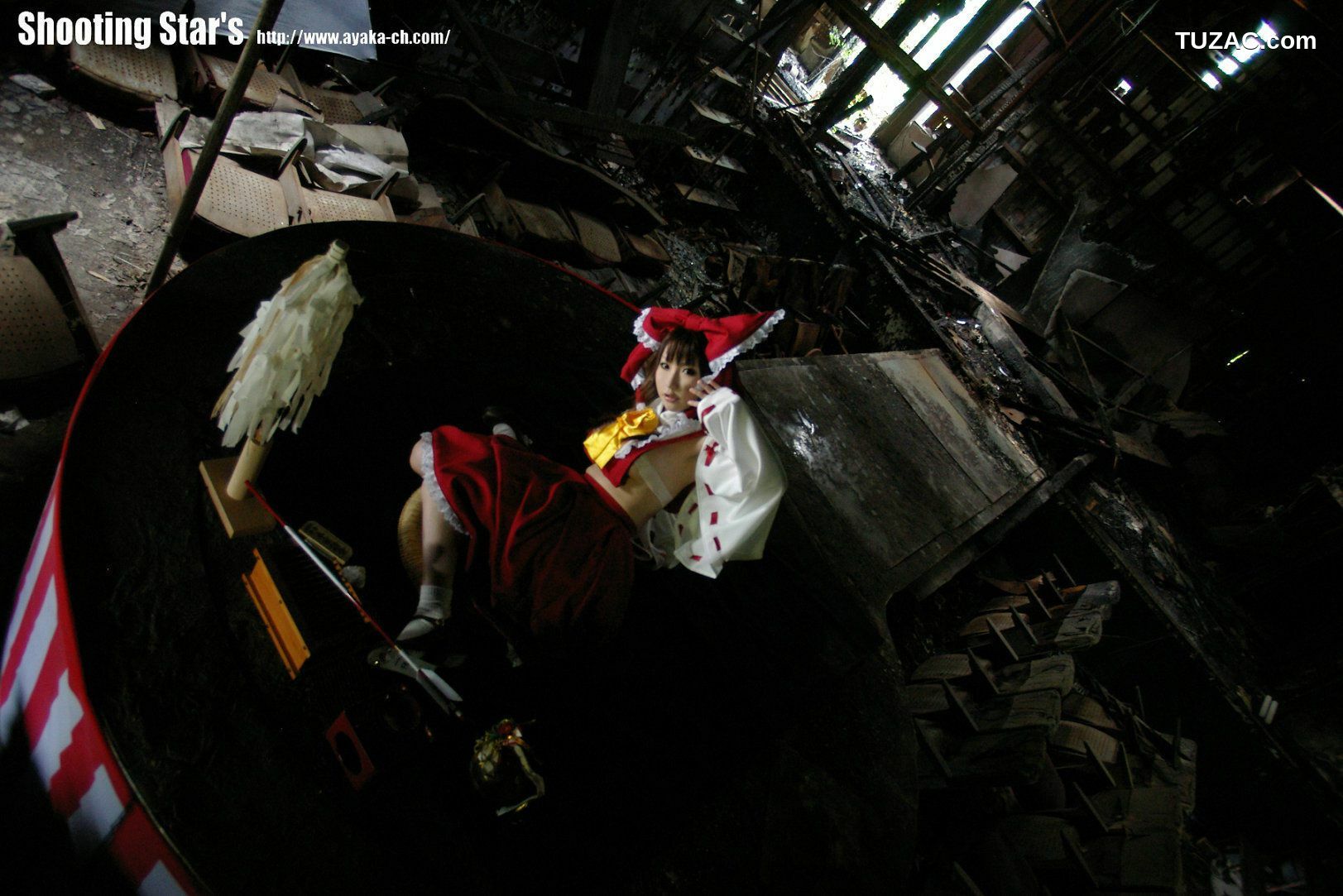 日本CosPlay_绫香 (Saku サク) 《Touhou Project》Hakurei Reimu+Kirisame Marisa 写真集[115P]