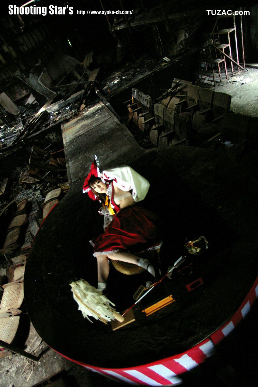 日本CosPlay_绫香 (Saku サク) 《Touhou Project》Hakurei Reimu+Kirisame Marisa 写真集[115P]