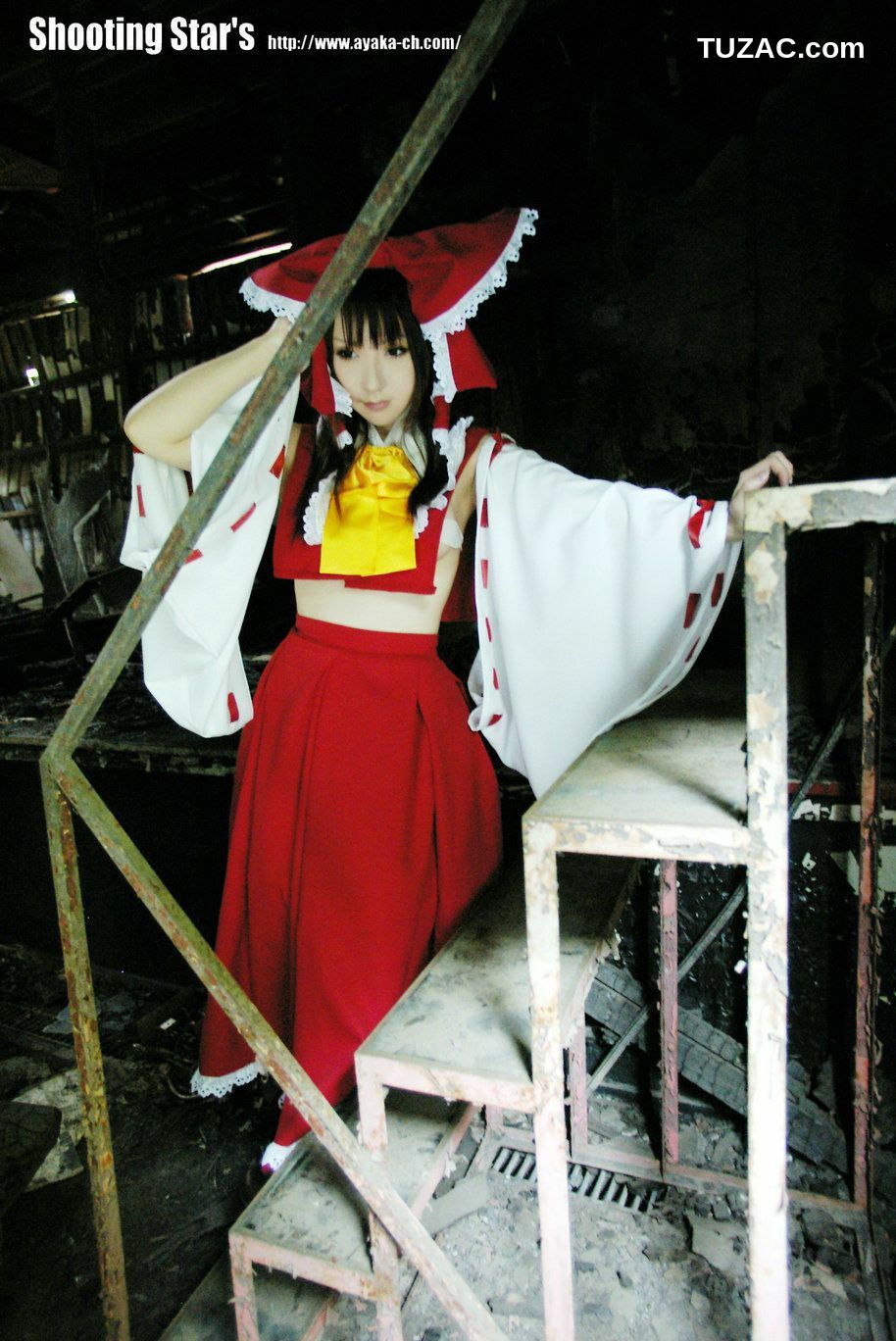 日本CosPlay_绫香 (Saku サク) 《Touhou Project》Hakurei Reimu+Kirisame Marisa 写真集[115P]