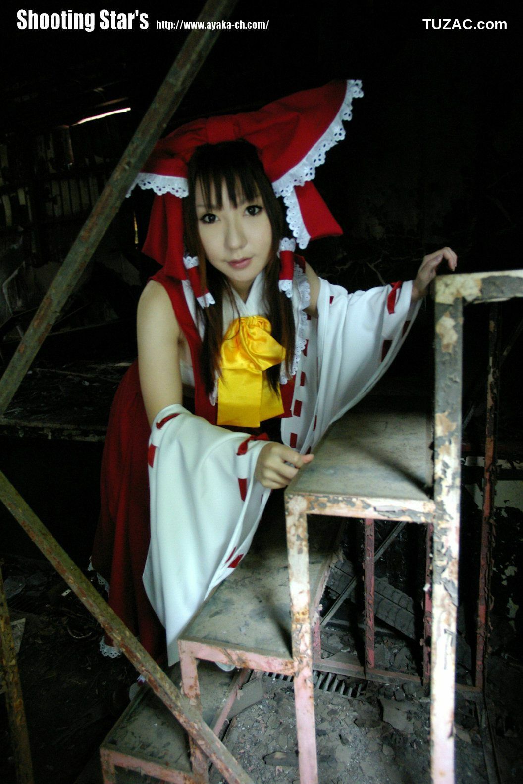 日本CosPlay_绫香 (Saku サク) 《Touhou Project》Hakurei Reimu+Kirisame Marisa 写真集[115P]