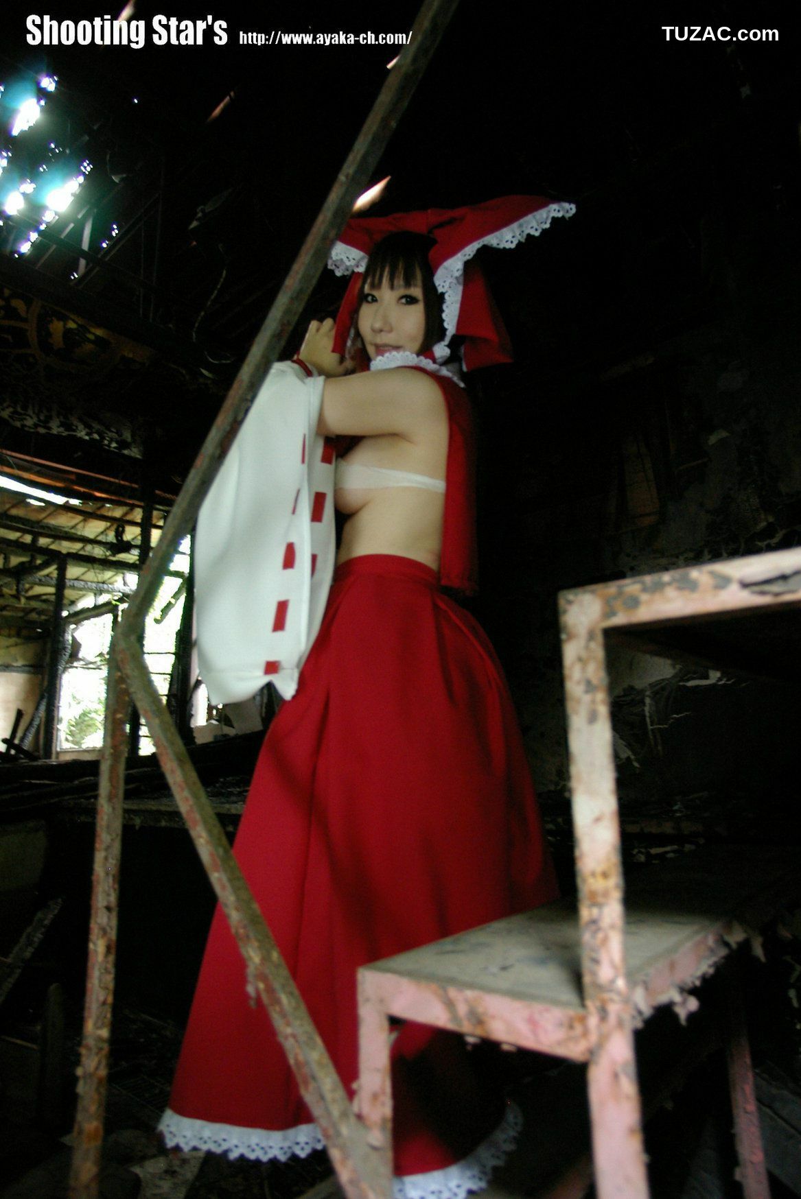 日本CosPlay_绫香 (Saku サク) 《Touhou Project》Hakurei Reimu+Kirisame Marisa 写真集[115P]