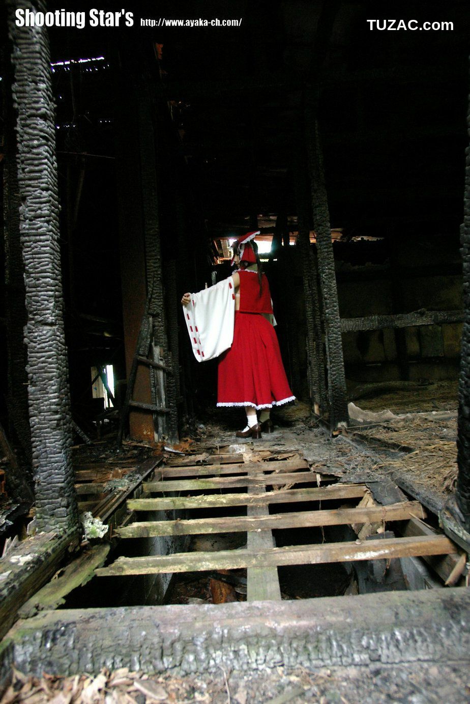 日本CosPlay_绫香 (Saku サク) 《Touhou Project》Hakurei Reimu+Kirisame Marisa 写真集[115P]