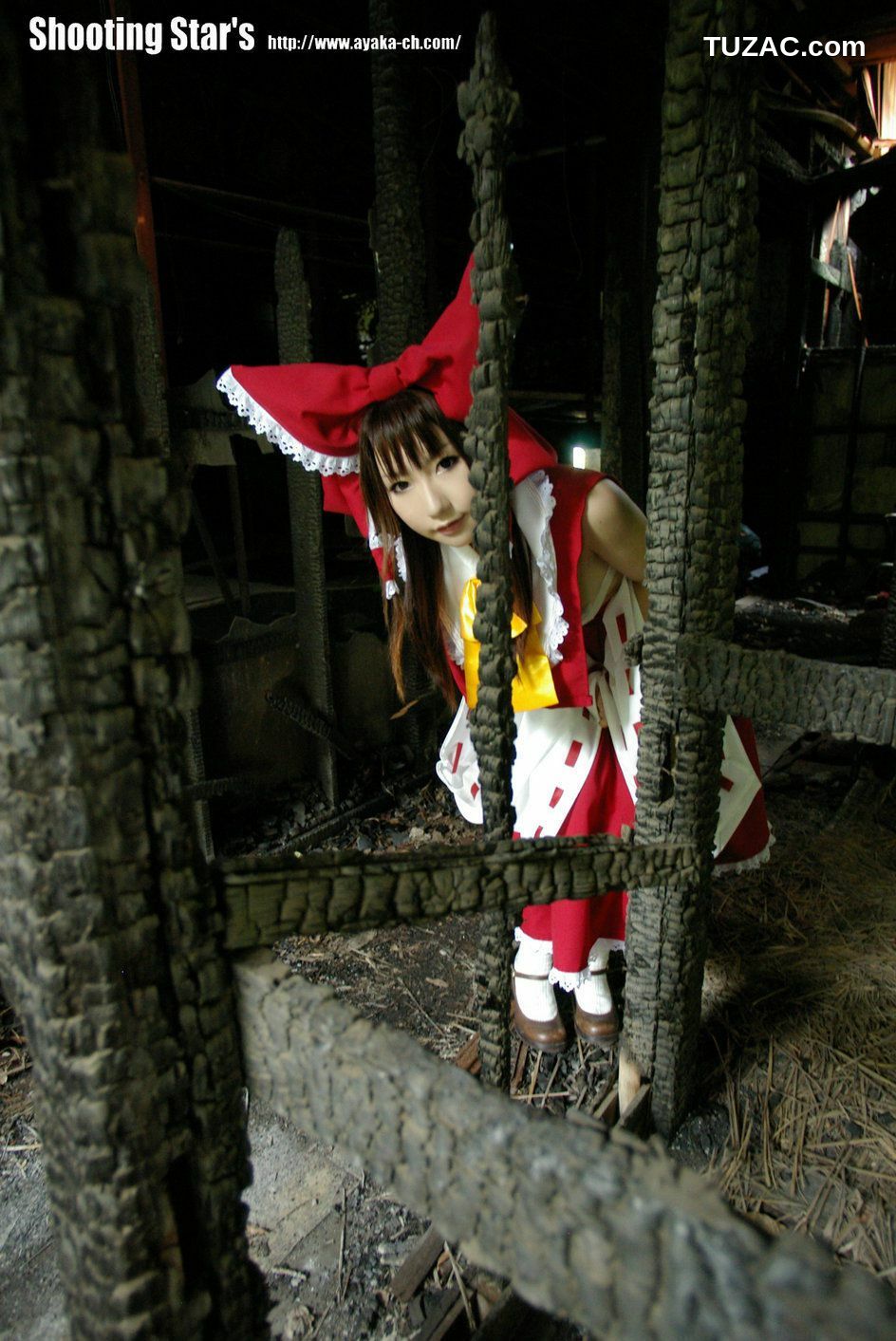 日本CosPlay_绫香 (Saku サク) 《Touhou Project》Hakurei Reimu+Kirisame Marisa 写真集[115P]