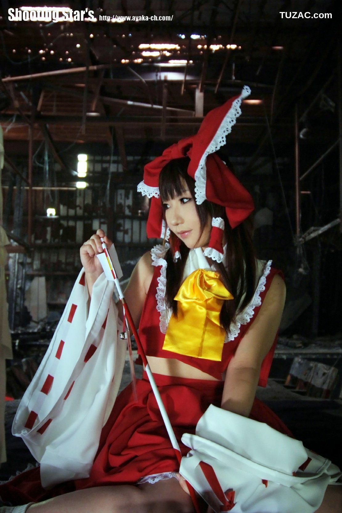 日本CosPlay_绫香 (Saku サク) 《Touhou Project》Hakurei Reimu+Kirisame Marisa 写真集[115P]