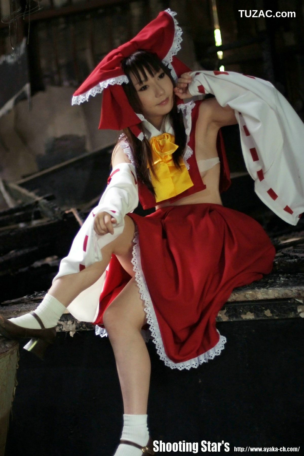 日本CosPlay_绫香 (Saku サク) 《Touhou Project》Hakurei Reimu+Kirisame Marisa 写真集[115P]