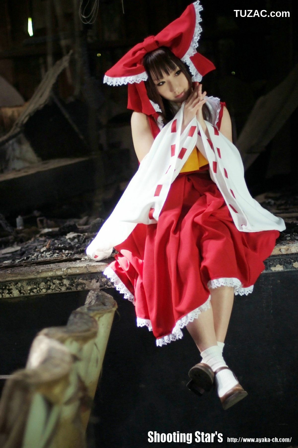 日本CosPlay_绫香 (Saku サク) 《Touhou Project》Hakurei Reimu+Kirisame Marisa 写真集[115P]