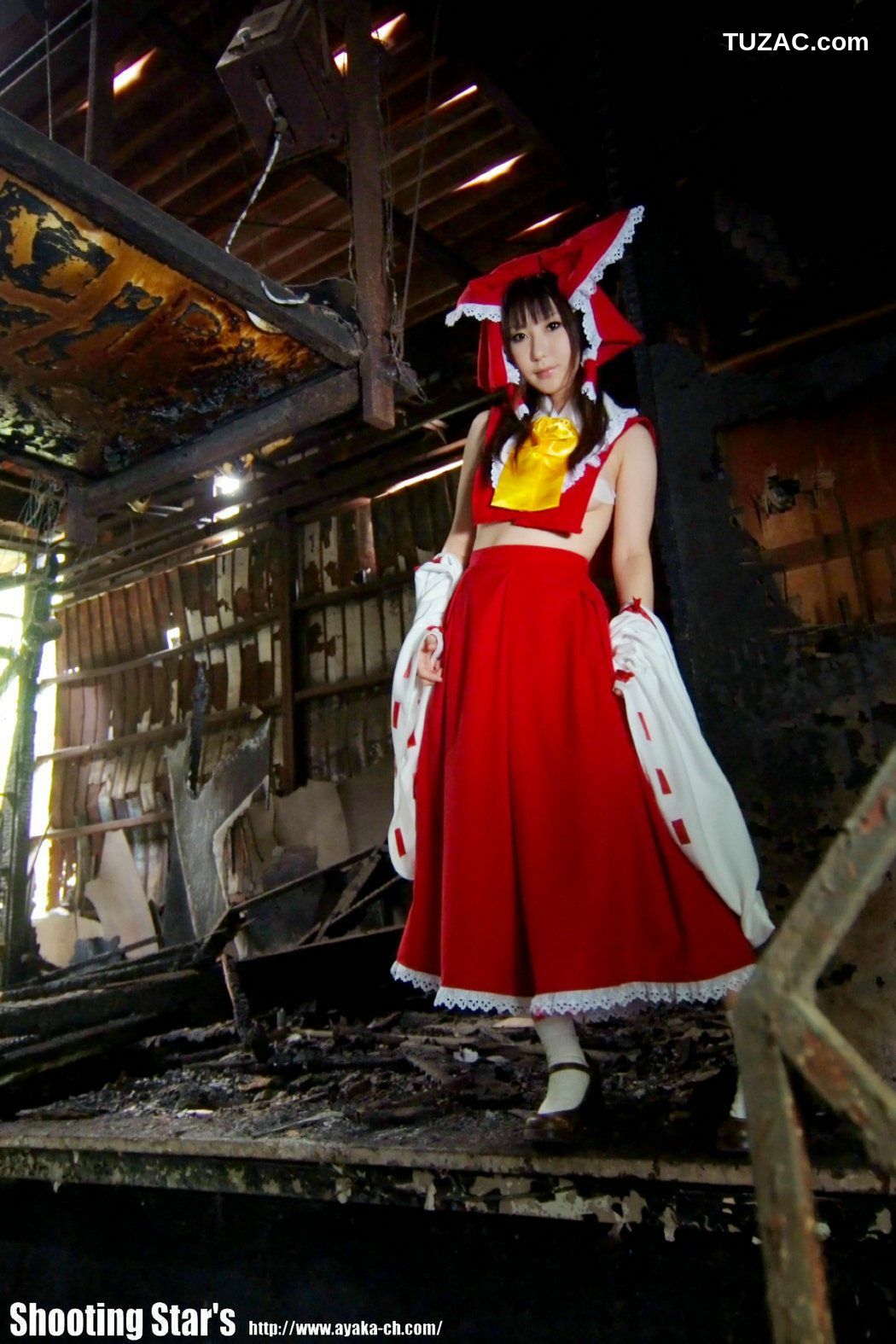 日本CosPlay_绫香 (Saku サク) 《Touhou Project》Hakurei Reimu+Kirisame Marisa 写真集[115P]