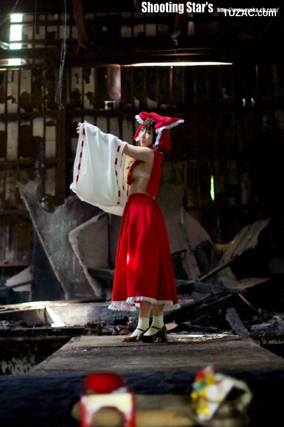 日本CosPlay_绫香 (Saku サク) 《Touhou Project》Hakurei Reimu+Kirisame Marisa 写真集[115P]