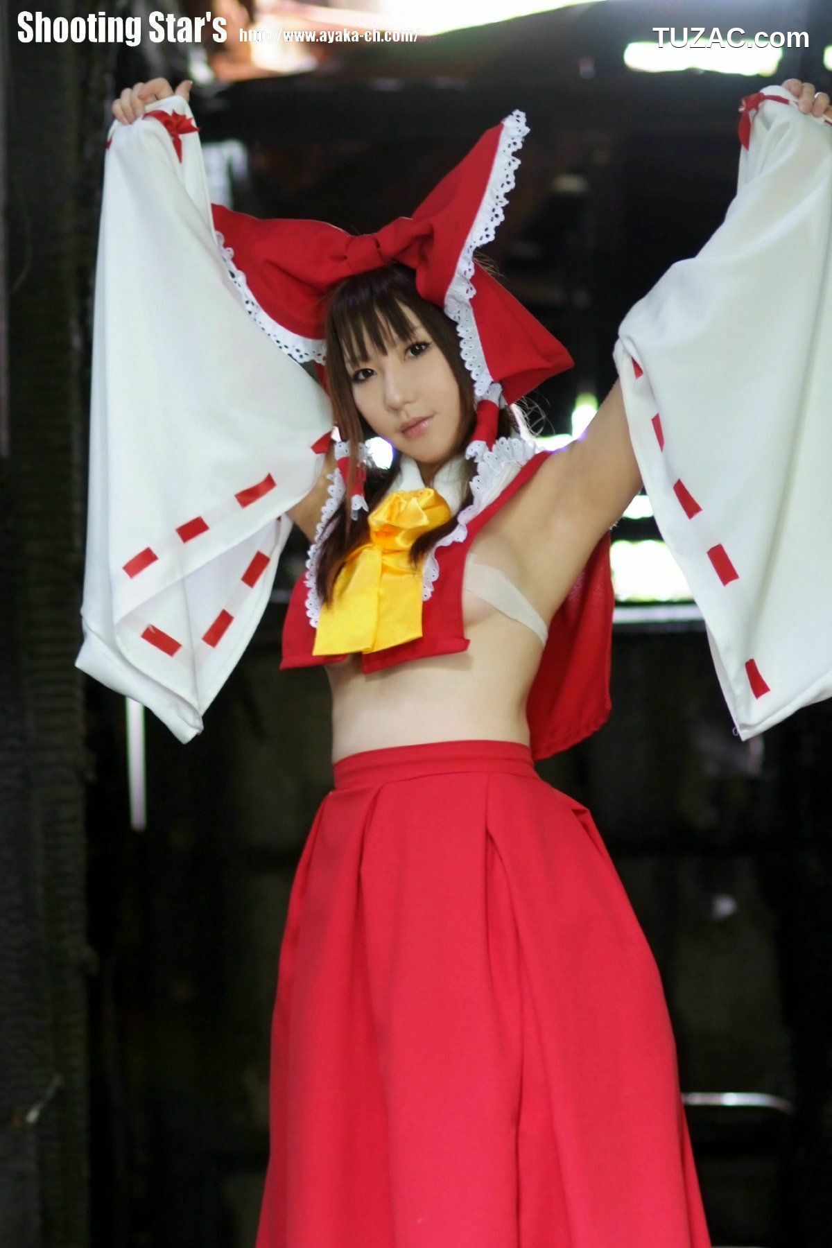日本CosPlay_绫香 (Saku サク) 《Touhou Project》Hakurei Reimu+Kirisame Marisa 写真集[115P]