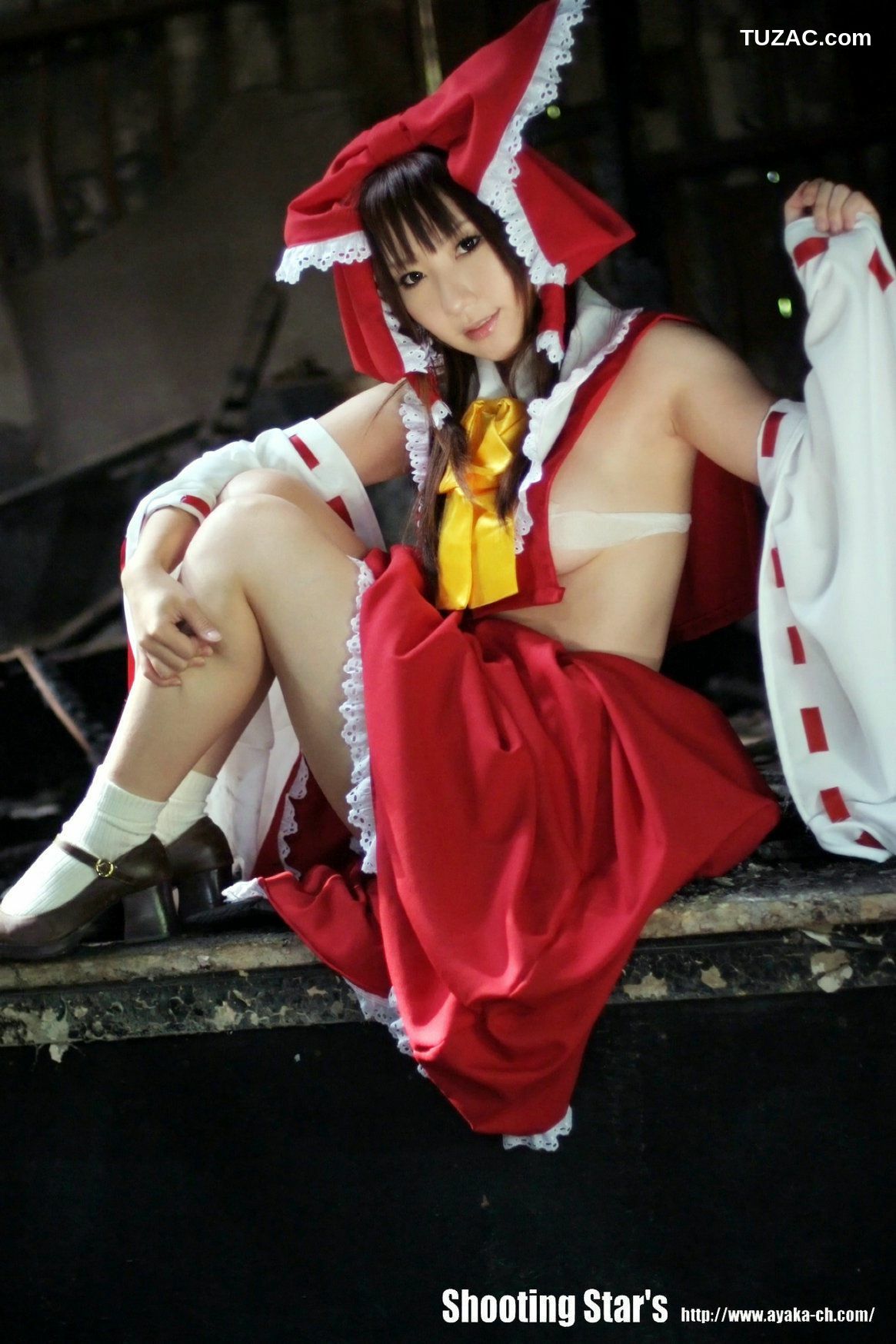 日本CosPlay_绫香 (Saku サク) 《Touhou Project》Hakurei Reimu+Kirisame Marisa 写真集[115P]