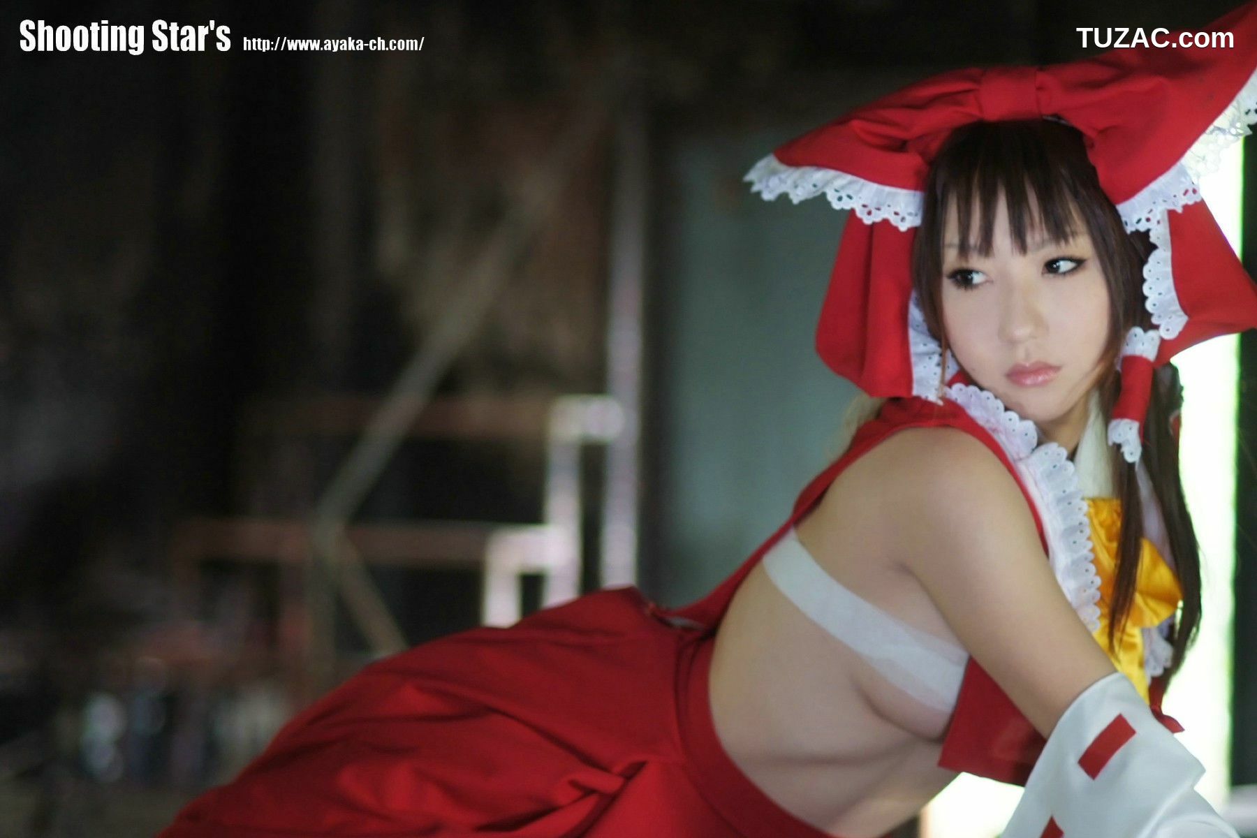 日本CosPlay_绫香 (Saku サク) 《Touhou Project》Hakurei Reimu+Kirisame Marisa 写真集[115P]