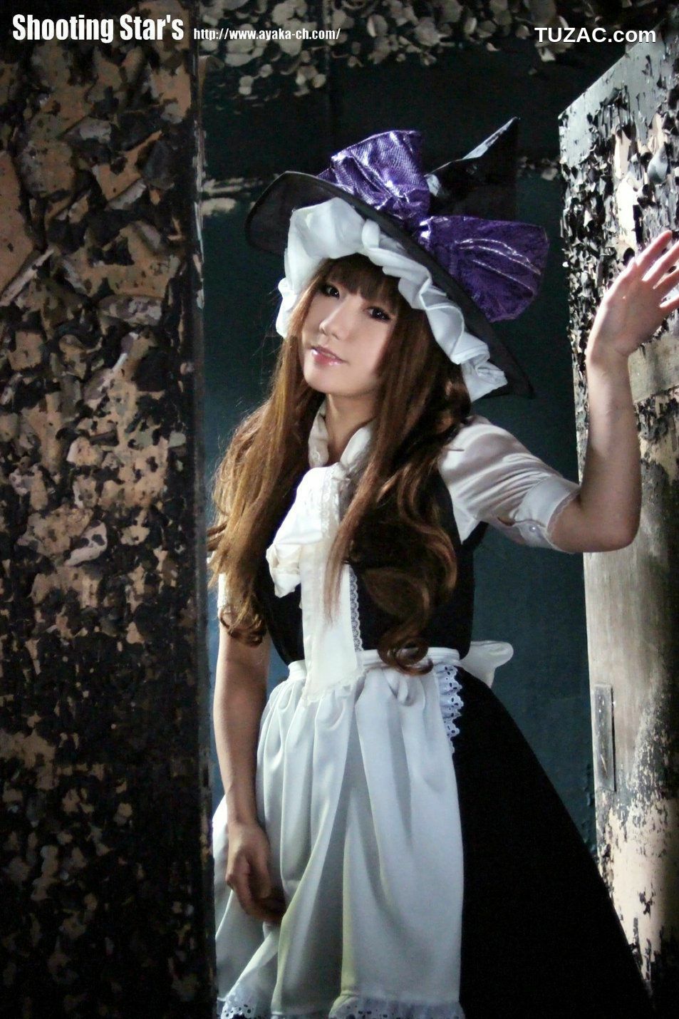 日本CosPlay_绫香 (Saku サク) 《Touhou Project》Hakurei Reimu+Kirisame Marisa 写真集[115P]