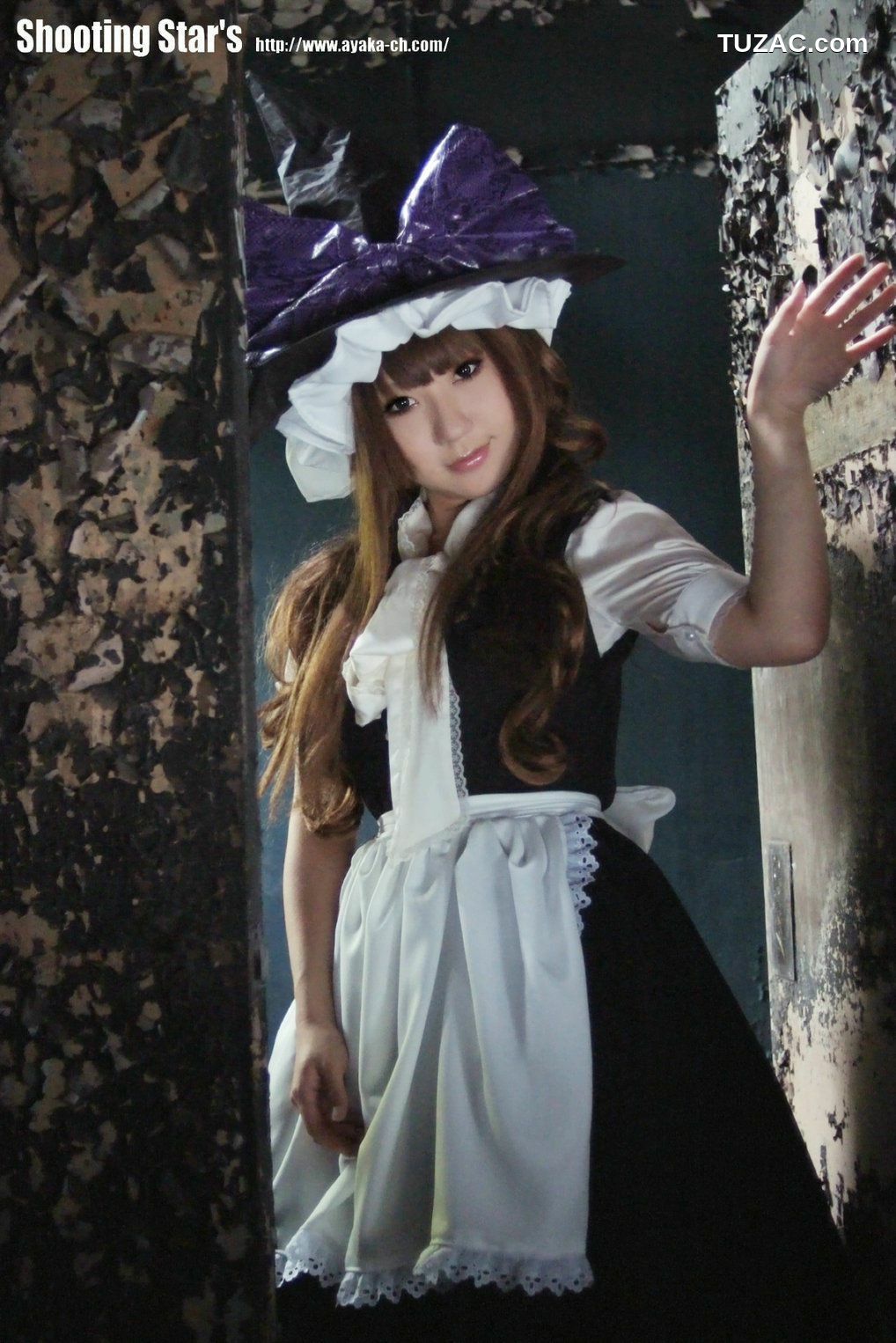 日本CosPlay_绫香 (Saku サク) 《Touhou Project》Hakurei Reimu+Kirisame Marisa 写真集[115P]