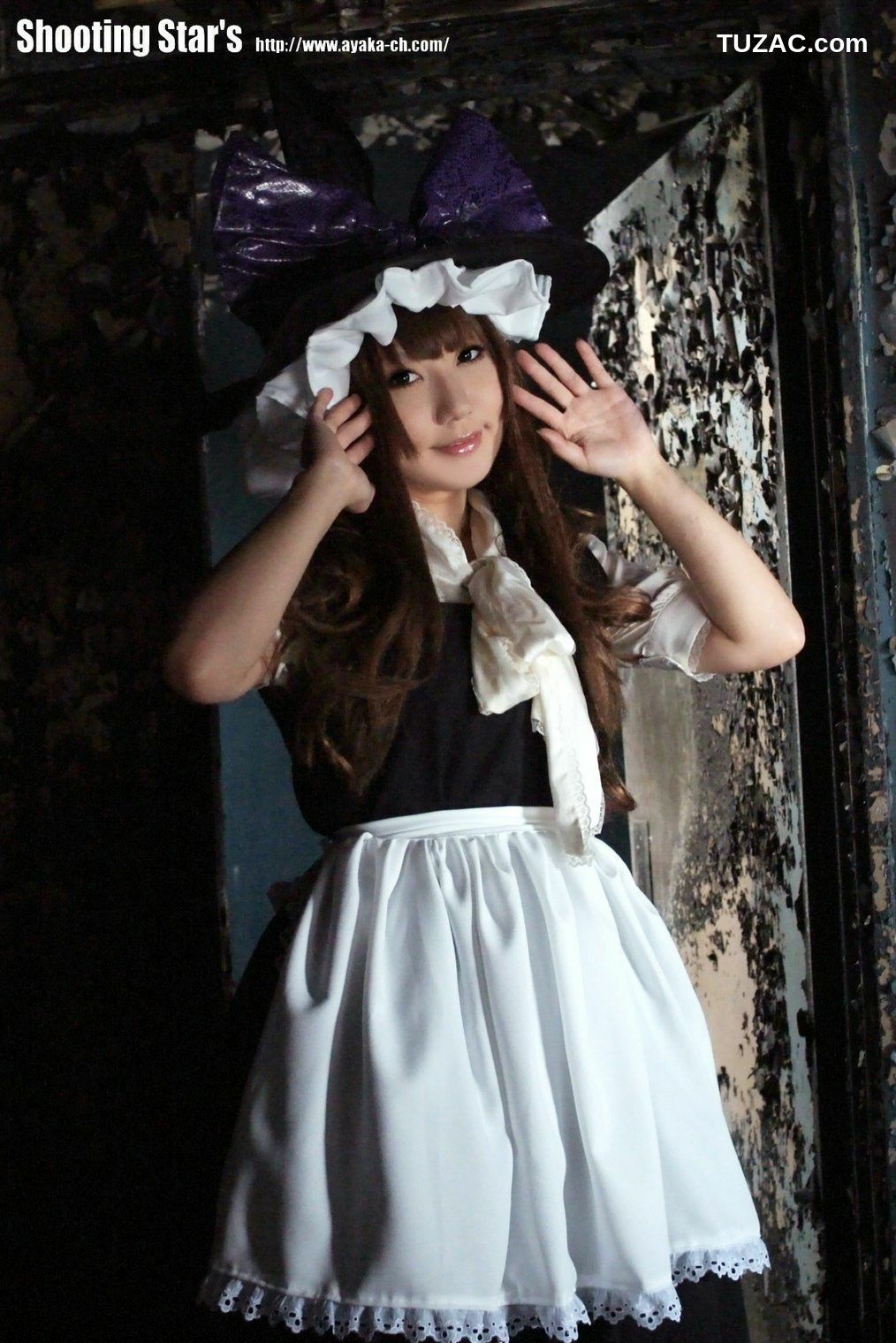 日本CosPlay_绫香 (Saku サク) 《Touhou Project》Hakurei Reimu+Kirisame Marisa 写真集[115P]