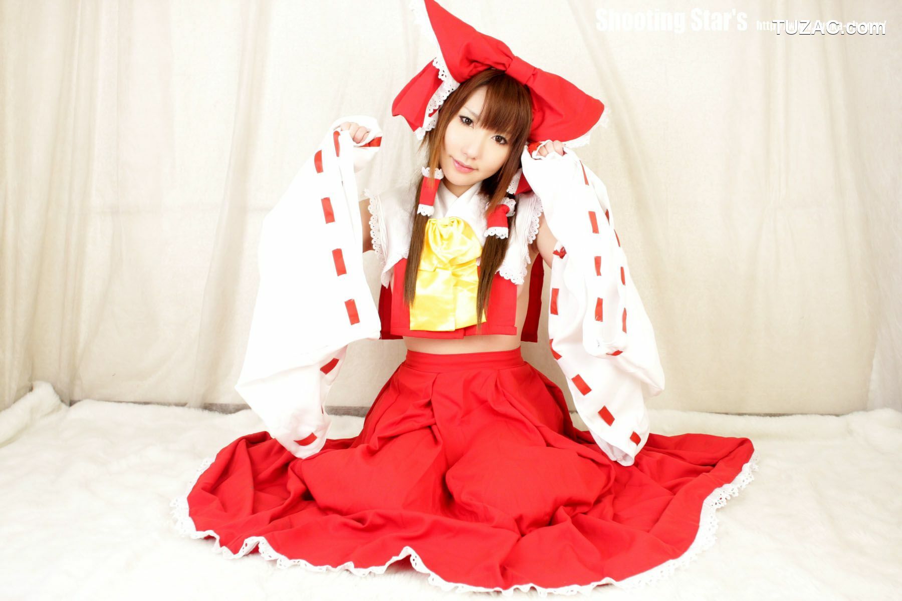 日本CosPlay_绫香 (Saku サク) 《Touhou Project》Hakurei Reimu+Kirisame Marisa 写真集[115P]