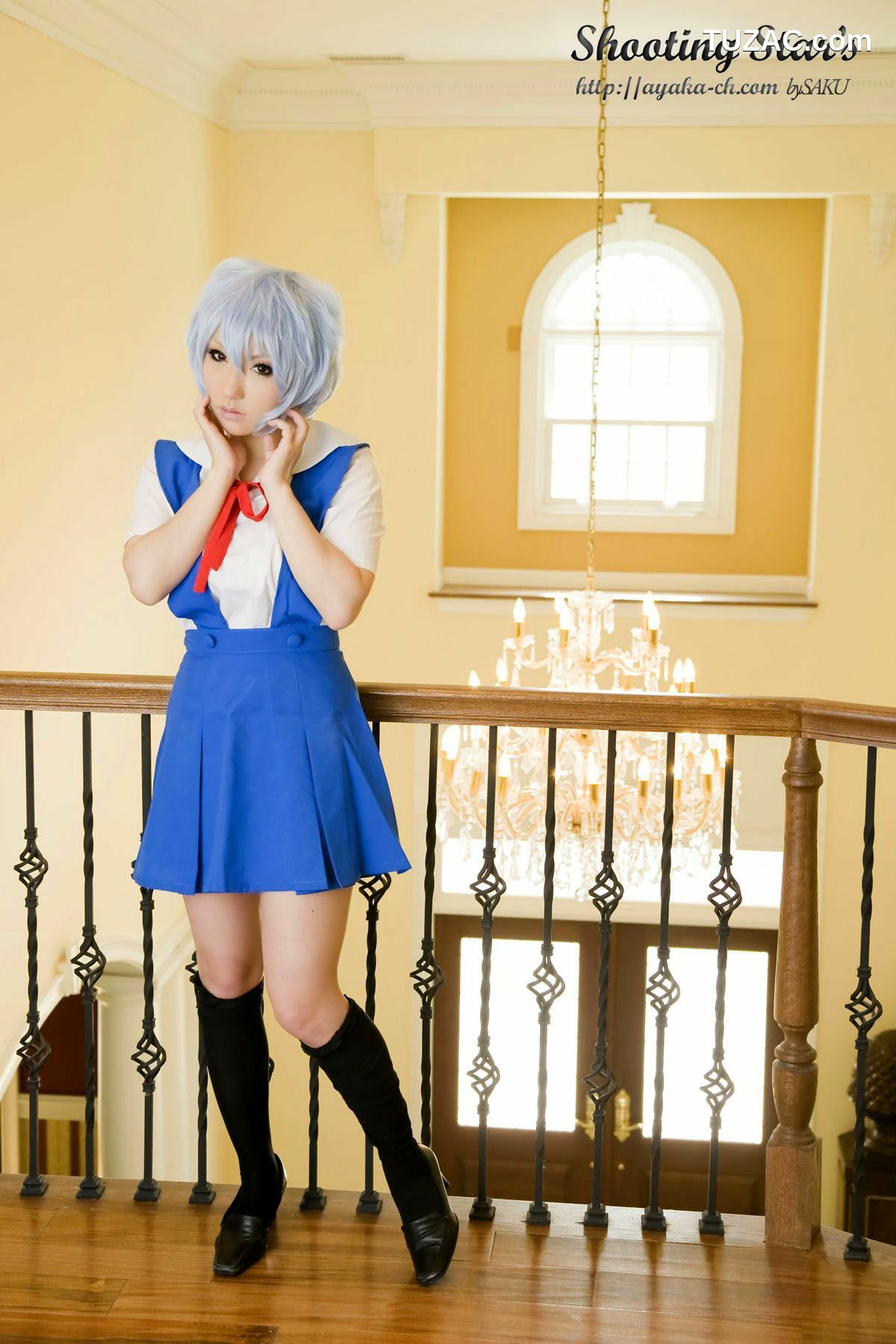 日本CosPlay_绫香 (Saku サク) 《新世紀エヴァンゲリオン》Rei Ayanami 写真集