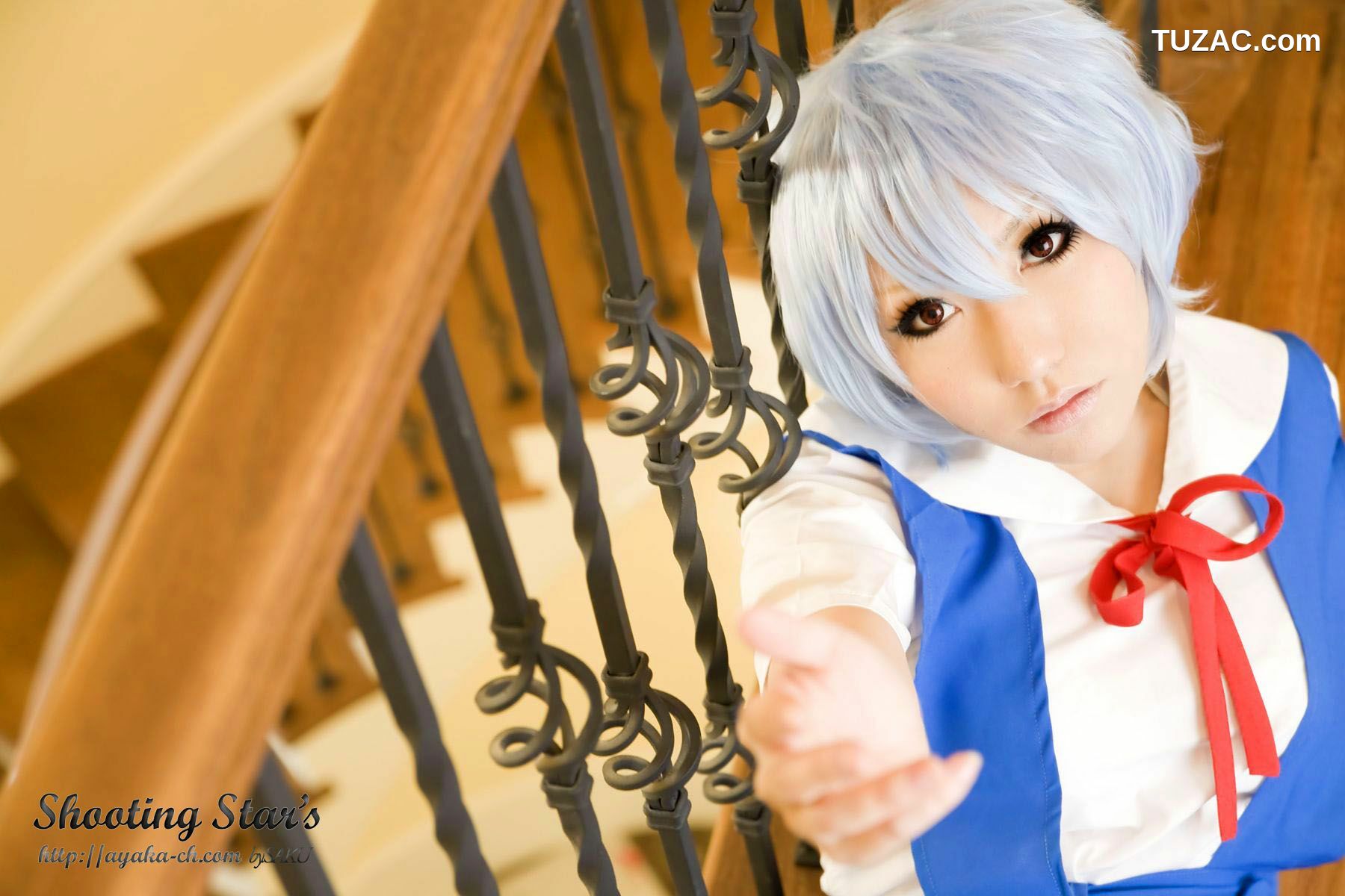 日本CosPlay_绫香 (Saku サク) 《新世紀エヴァンゲリオン》Rei Ayanami 写真集