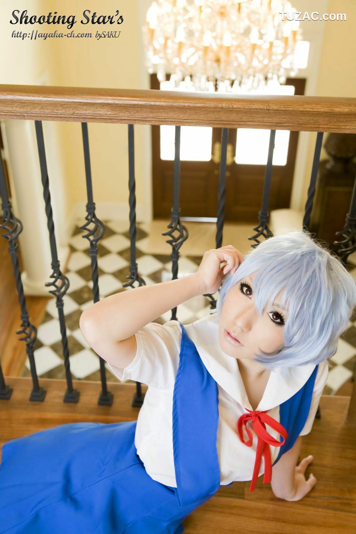 日本CosPlay_绫香 (Saku サク) 《新世紀エヴァンゲリオン》Rei Ayanami 写真集
