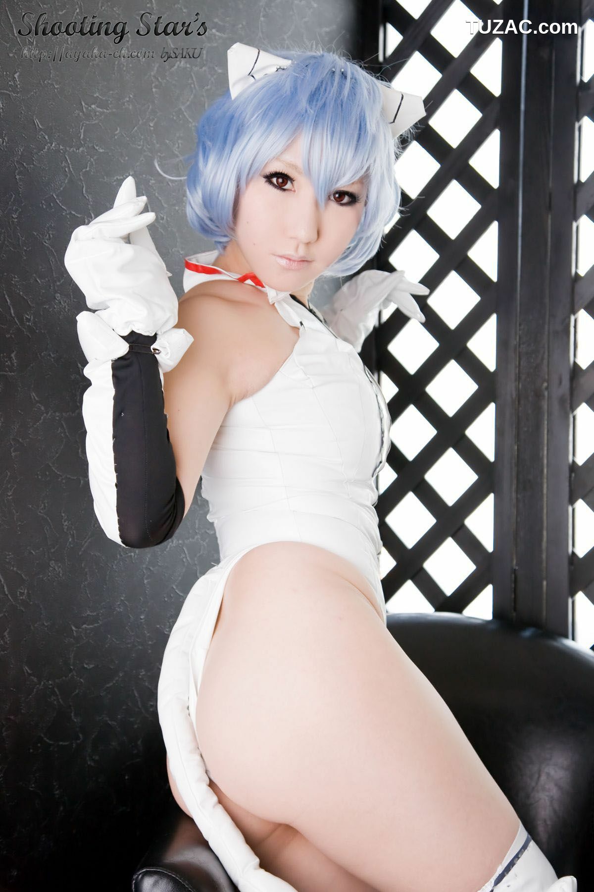 日本CosPlay_绫香 (Saku サク) 《新世紀エヴァンゲリオン》Rei Ayanami 写真集