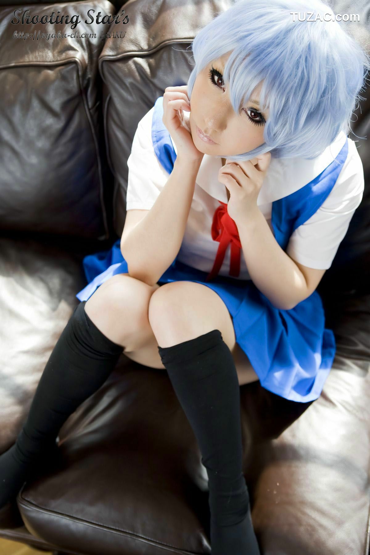 日本CosPlay_绫香 (Saku サク) 《新世紀エヴァンゲリオン》Rei Ayanami 写真集