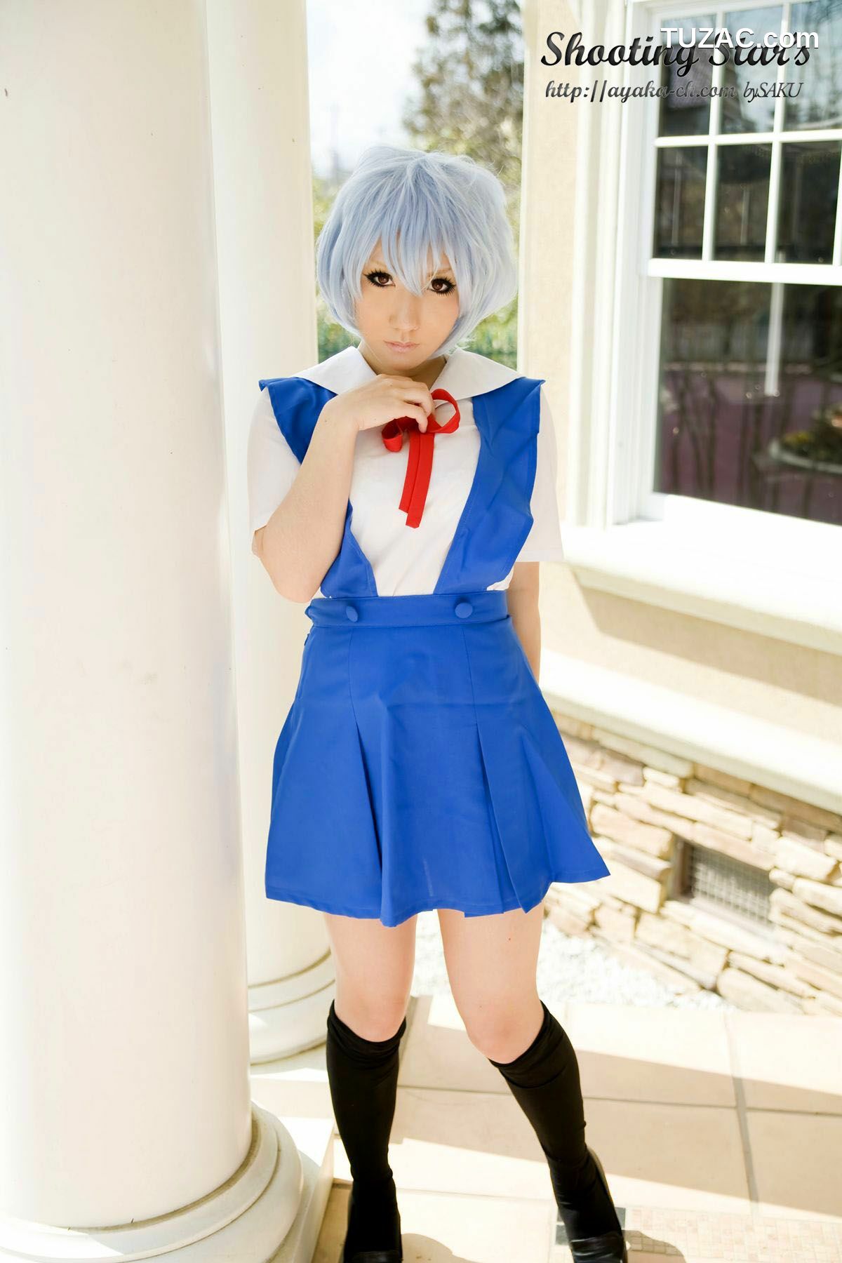 日本CosPlay_绫香 (Saku サク) 《新世紀エヴァンゲリオン》Rei Ayanami 写真集
