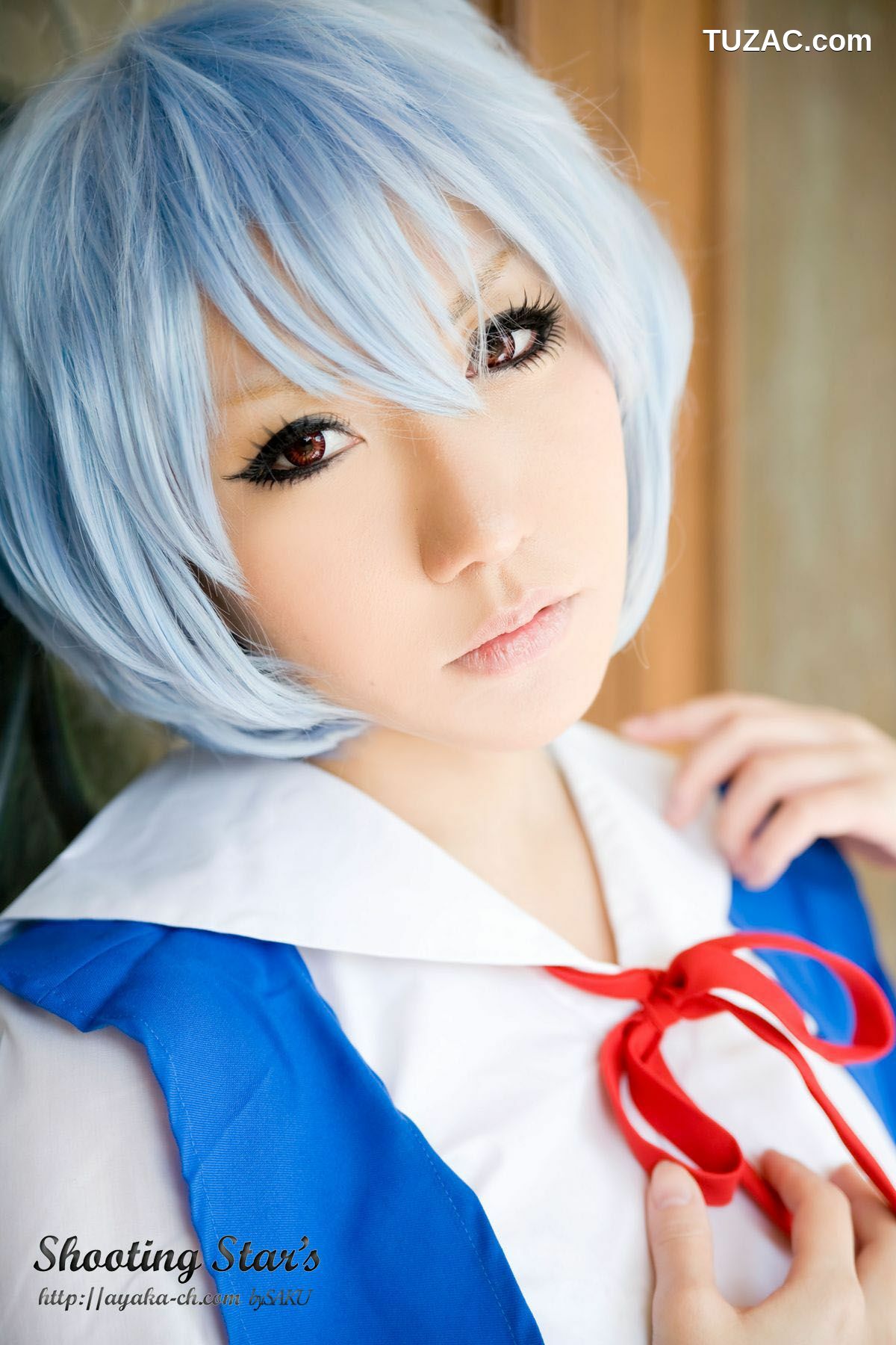 日本CosPlay_绫香 (Saku サク) 《新世紀エヴァンゲリオン》Rei Ayanami 写真集
