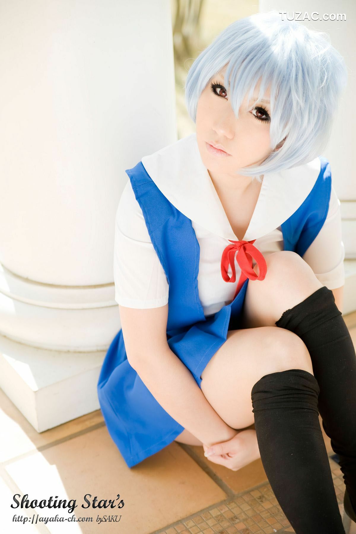 日本CosPlay_绫香 (Saku サク) 《新世紀エヴァンゲリオン》Rei Ayanami 写真集