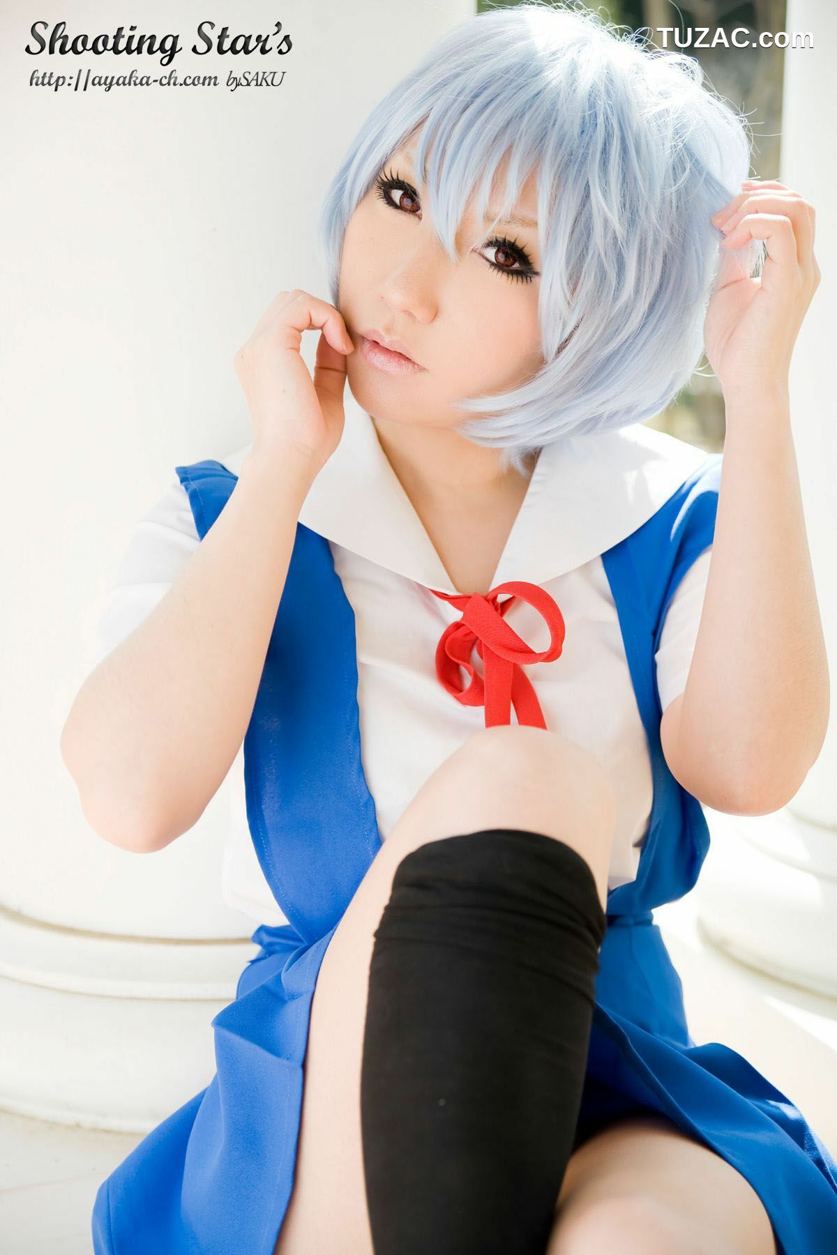 日本CosPlay_绫香 (Saku サク) 《新世紀エヴァンゲリオン》Rei Ayanami 写真集