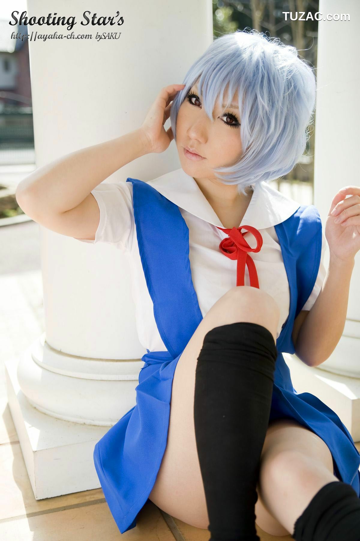 日本CosPlay_绫香 (Saku サク) 《新世紀エヴァンゲリオン》Rei Ayanami 写真集