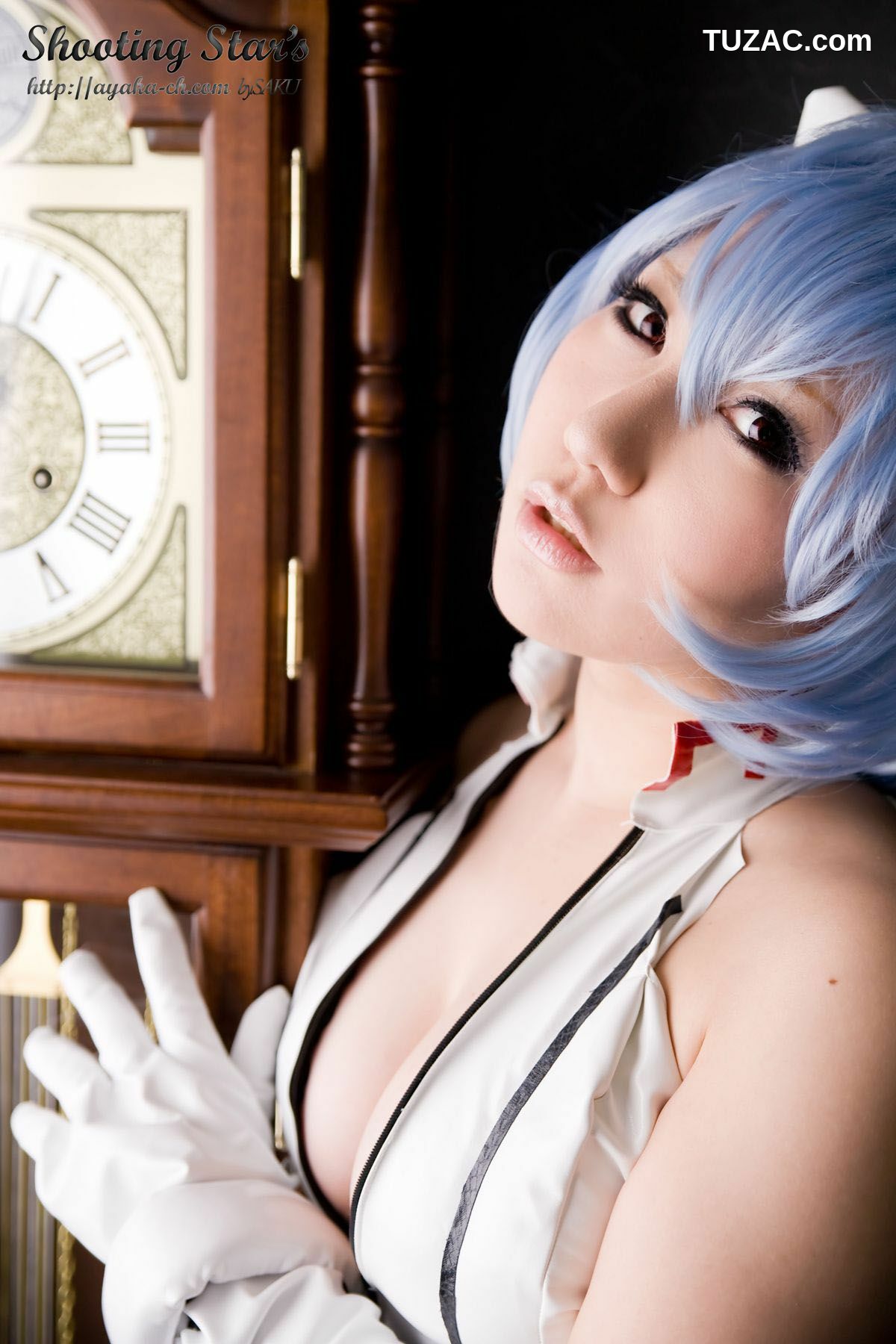 日本CosPlay_绫香 (Saku サク) 《新世紀エヴァンゲリオン》Rei Ayanami 写真集