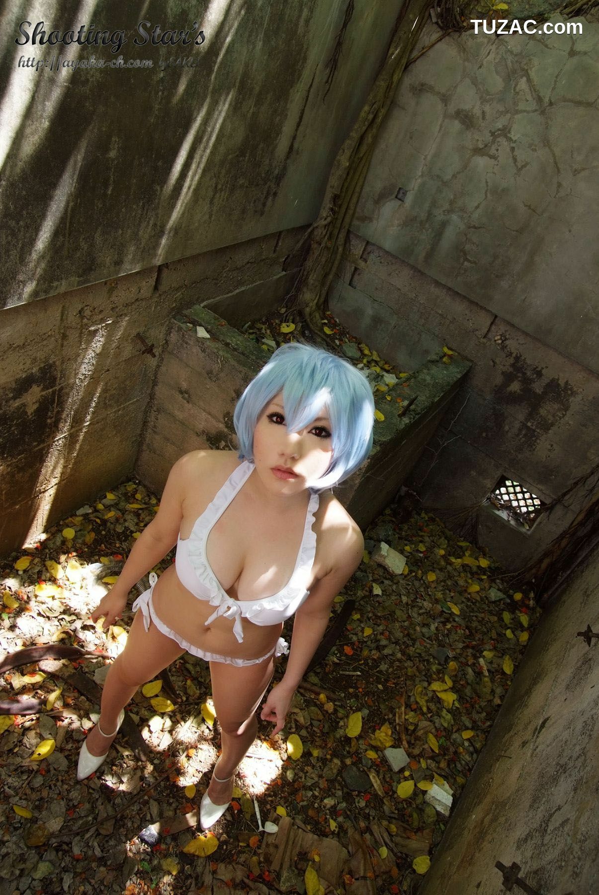 日本CosPlay_绫香 (Saku サク) 《新世紀エヴァンゲリオン》Rei Ayanami 写真集